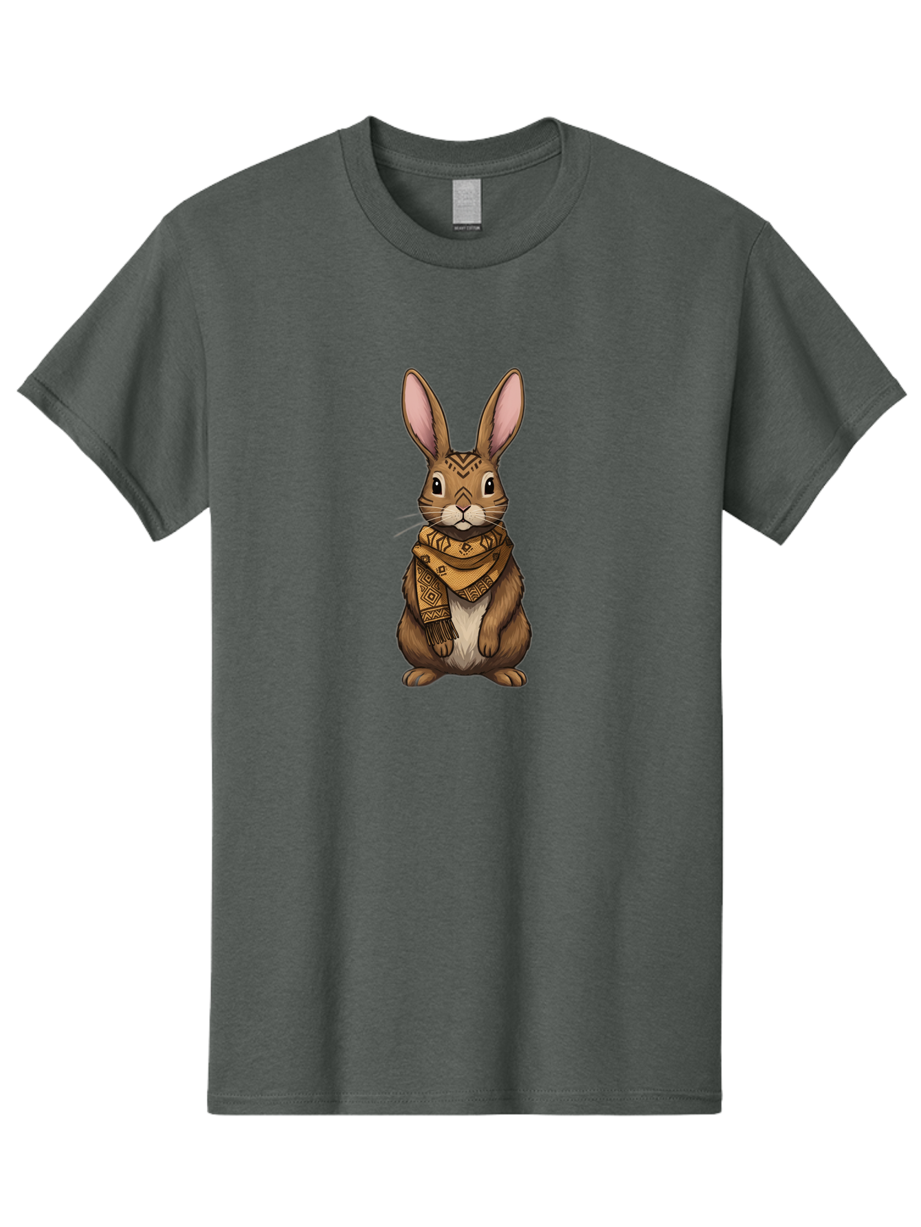 Rabbit-In-Scarf-1 Men'S Graphic Tee, 100% Cotton, Comfortable Casual Summer Wear, Machine Washable, Vintage Camera, Old Camera, Antique Camera, Black Camera, Classic Photography, Photography Equipment, Nostalgic Device, Film Camera, Camera Art Ban239 6