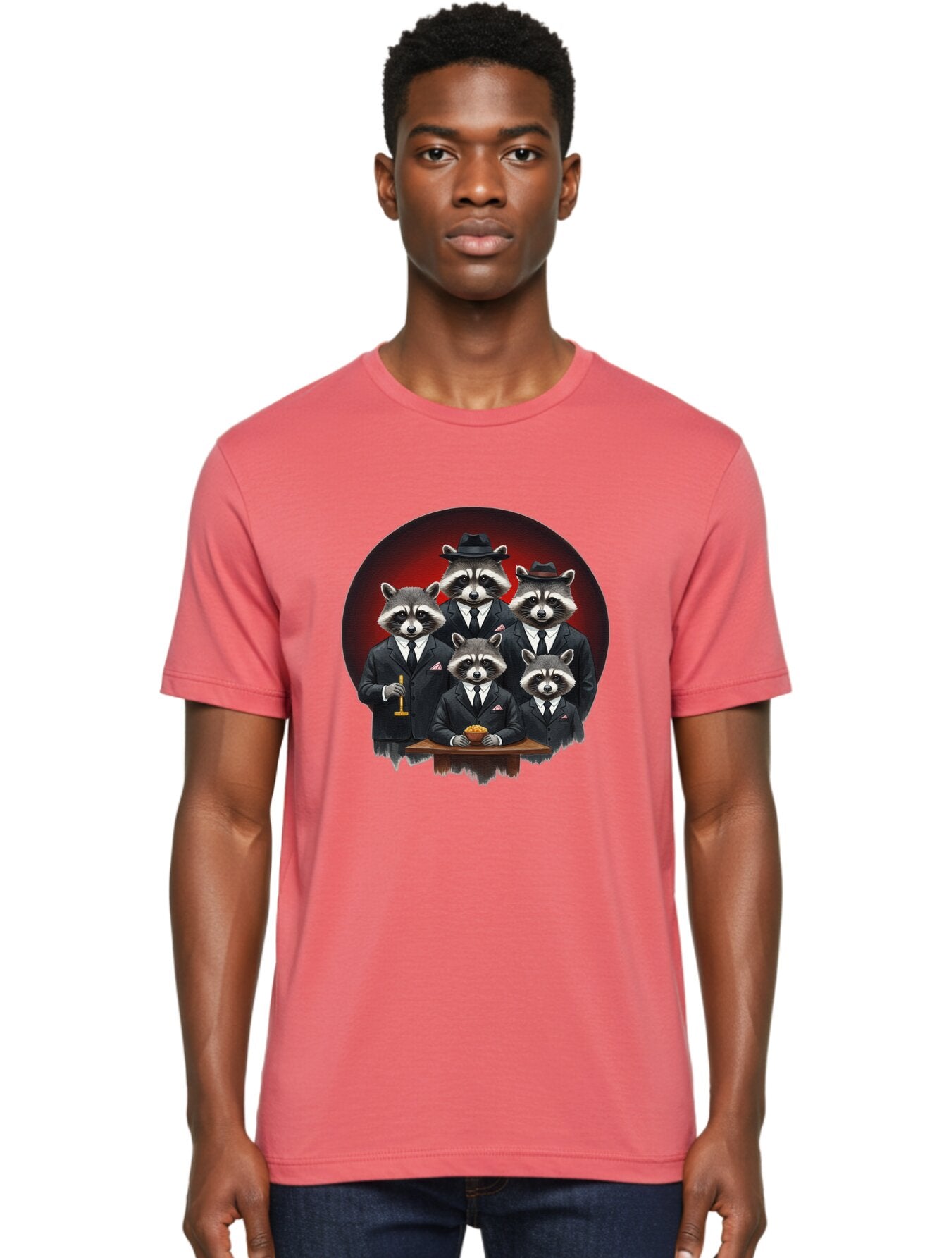 Raccoon-Gangsters Men'S Graphic Tee, 100% Cotton, Comfortable Casual Summer Wear, Machine Washable, Vintage Camera, Old Camera, Antique Camera, Black Camera, Classic Photography, Photography Equipment, Nostalgic Device, Film Camera, Camera Art Ban249 21