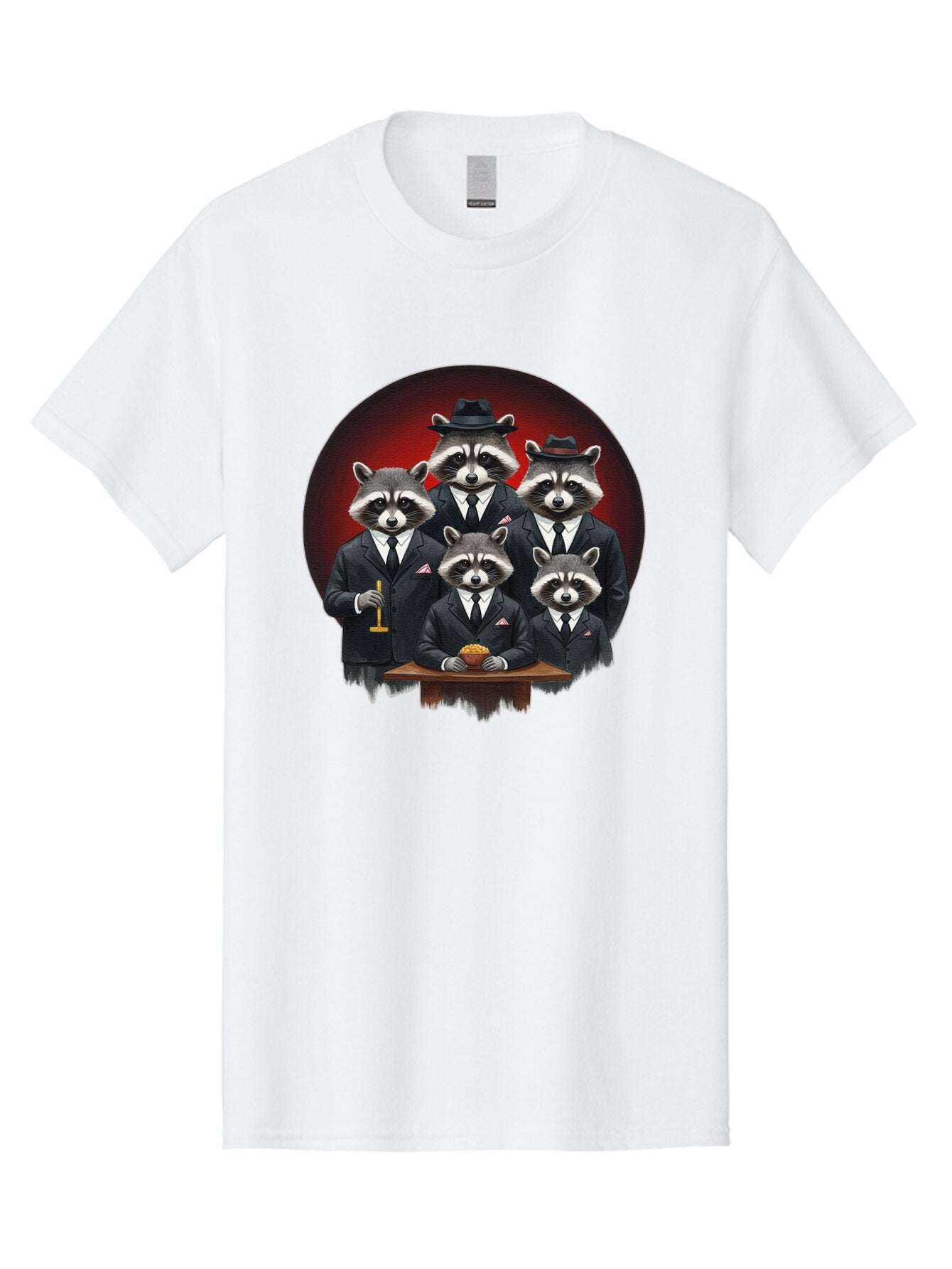 Raccoon-Gangsters Men'S Graphic Tee, 100% Cotton, Comfortable Casual Summer Wear, Machine Washable, Vintage Camera, Old Camera, Antique Camera, Black Camera, Classic Photography, Photography Equipment, Nostalgic Device, Film Camera, Camera Art Ban249 3