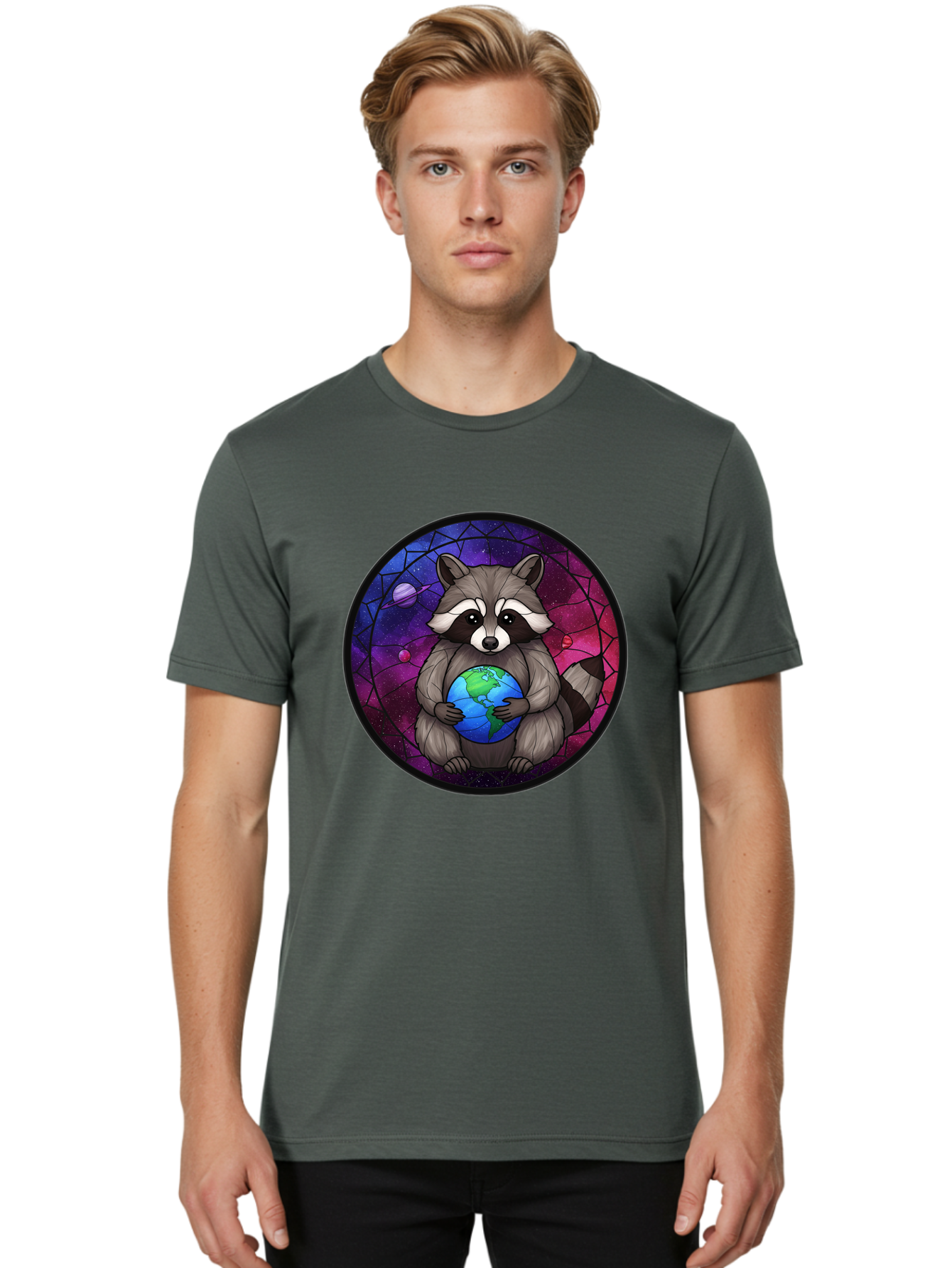 Raccoon-Hugging-Earth Men'S Graphic Tee, 100% Cotton, Comfortable Casual Summer Wear, Machine Washable, Vintage Camera, Old Camera, Antique Camera, Black Camera, Classic Photography, Photography Equipment, Nostalgic Device, Film Camera, Ban251 21