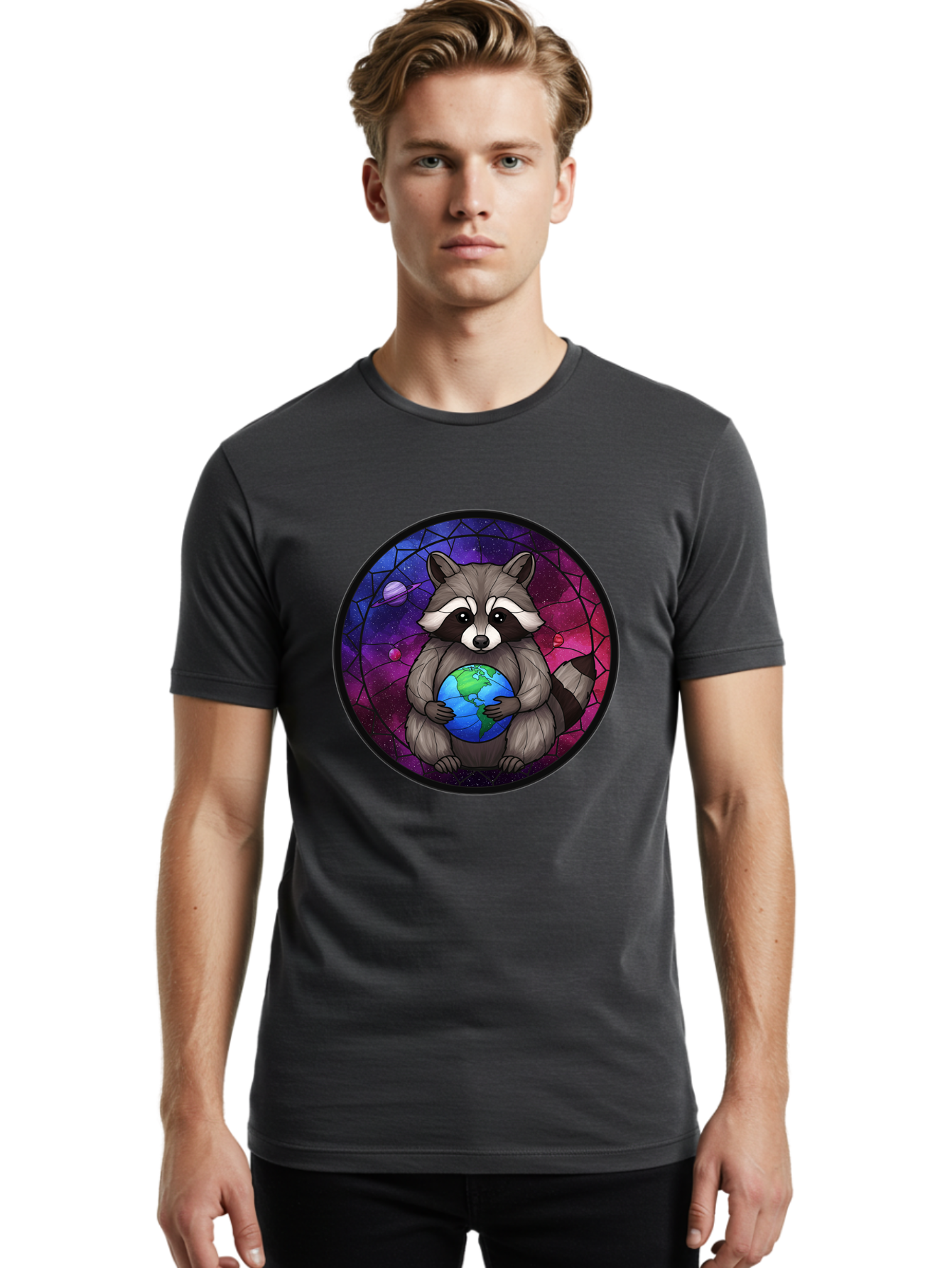 Raccoon-Hugging-Earth Men'S Graphic Tee, 100% Cotton, Comfortable Casual Summer Wear, Machine Washable, Vintage Camera, Old Camera, Antique Camera, Black Camera, Classic Photography, Photography Equipment, Nostalgic Device, Film Camera, Ban251 28