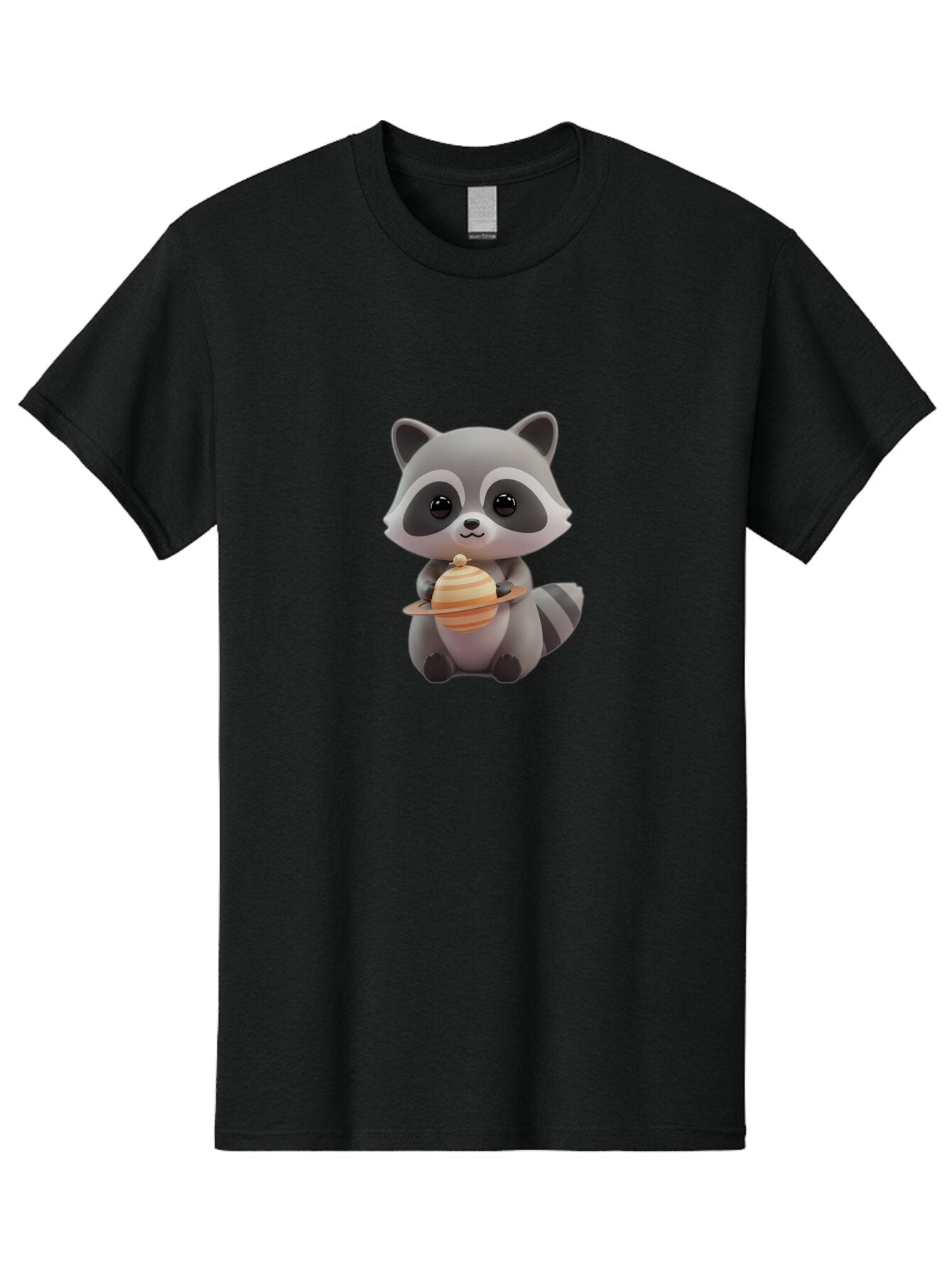 Raccoon-With-Planet Men'S Graphic Tee, 100% Cotton, Comfortable Casual Summer Wear, Machine Washable, Vintage Camera, Old Camera, Antique Camera, Black Camera, Classic Photography, Photography Equipment, Nostalgic Device, Film Camera, Ban254 4