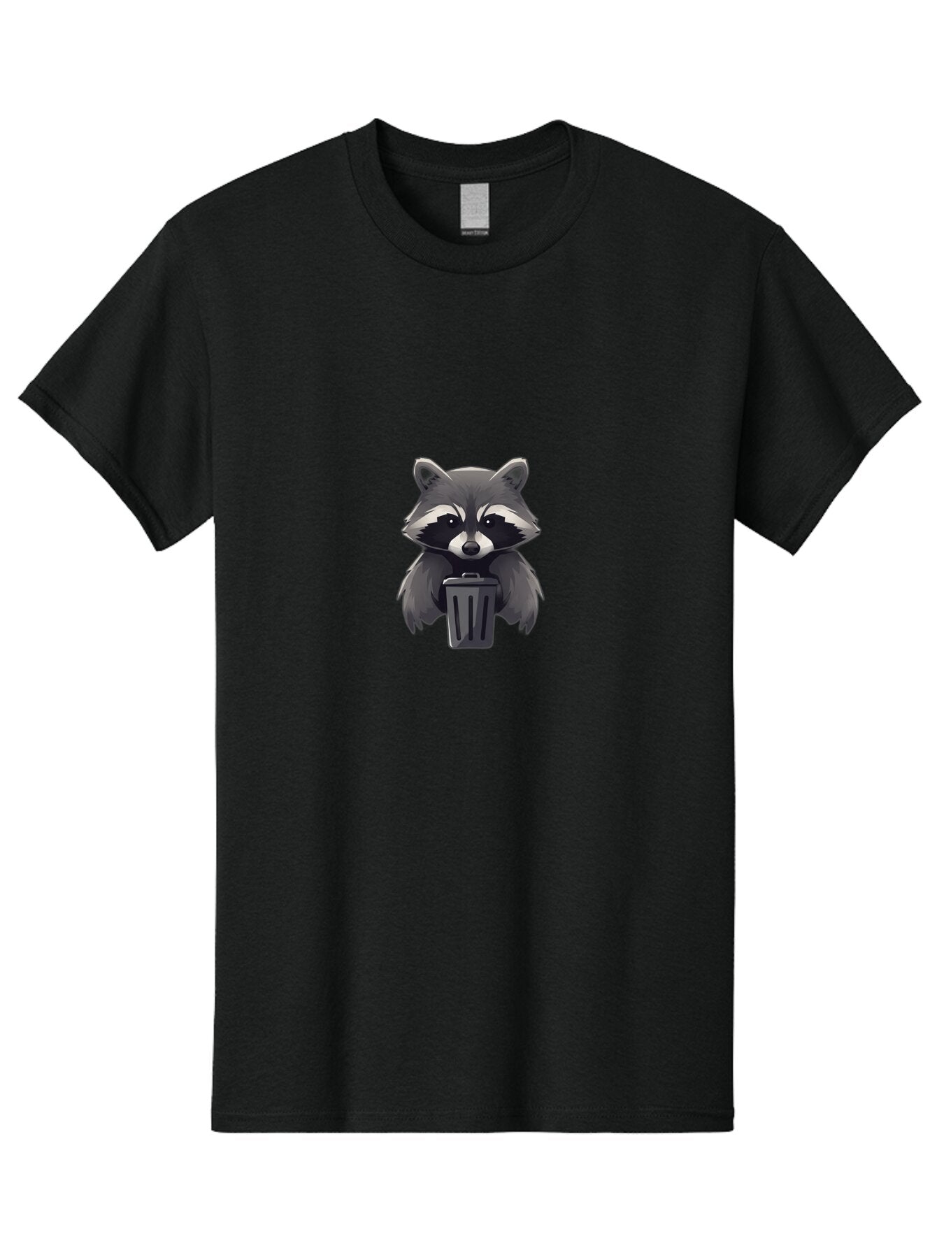 Raccoon-With-Trash-Can Men'S Graphic Tee, 100% Cotton, Comfortable Casual Summer Wear, Machine Washable, Vintage Camera, Old Camera, Antique Camera, Black Camera, Classic Photography, Photography Equipment, Nostalgic Device, Film Camera, Ban255 15