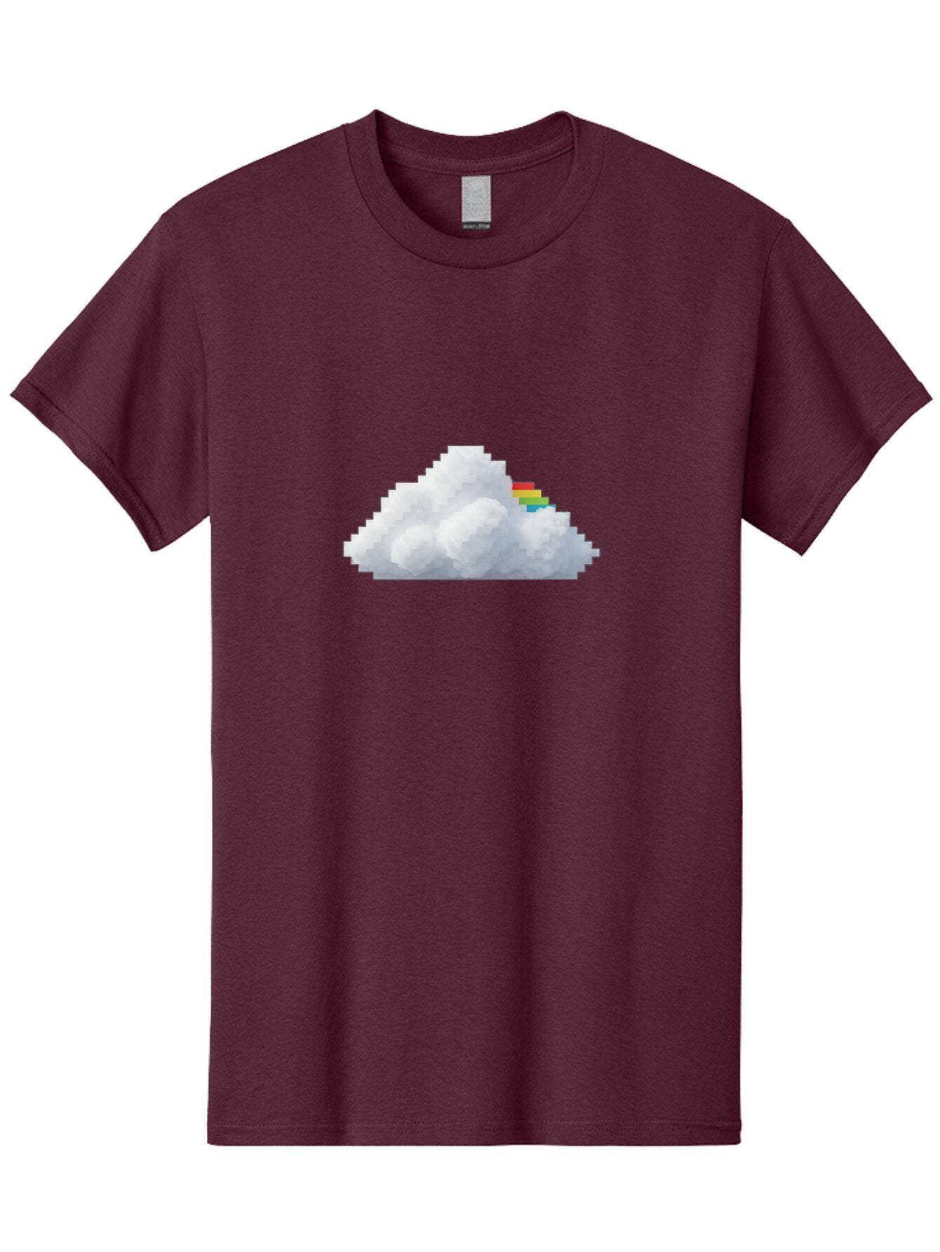 Rainbow-Cloud Men'S Graphic Tee, 100% Cotton, Comfortable Casual Summer Wear, Machine Washable, Vintage Camera, Old Camera, Antique Camera, Black Camera, Classic Photography, Photography Equipment, Nostalgic Device, Film Camera, Camera Art Ban260