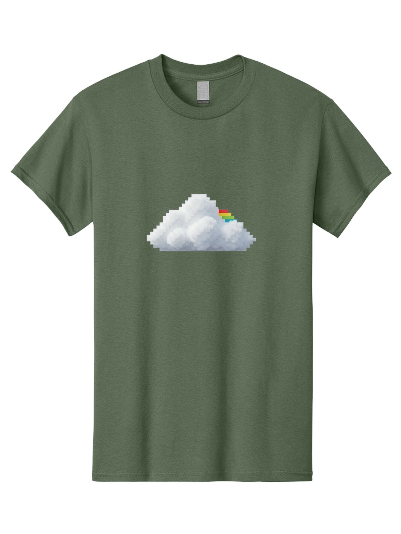 Rainbow-Cloud Men'S Graphic Tee, 100% Cotton, Comfortable Casual Summer Wear, Machine Washable, Vintage Camera, Old Camera, Antique Camera, Black Camera, Classic Photography, Photography Equipment, Nostalgic Device, Film Camera, Camera Art Ban260 3