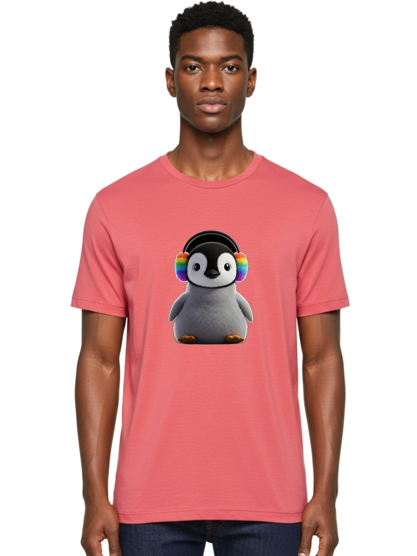 Rainbow-Earmuff-Penguin Men'S Graphic Tee, 100% Cotton, Comfortable Casual Summer Wear, Machine Washable, Vintage Camera, Old Camera, Antique Camera, Black Camera, Classic Photography, Photography Equipment, Nostalgic Device, Film Camera, Ban262 27