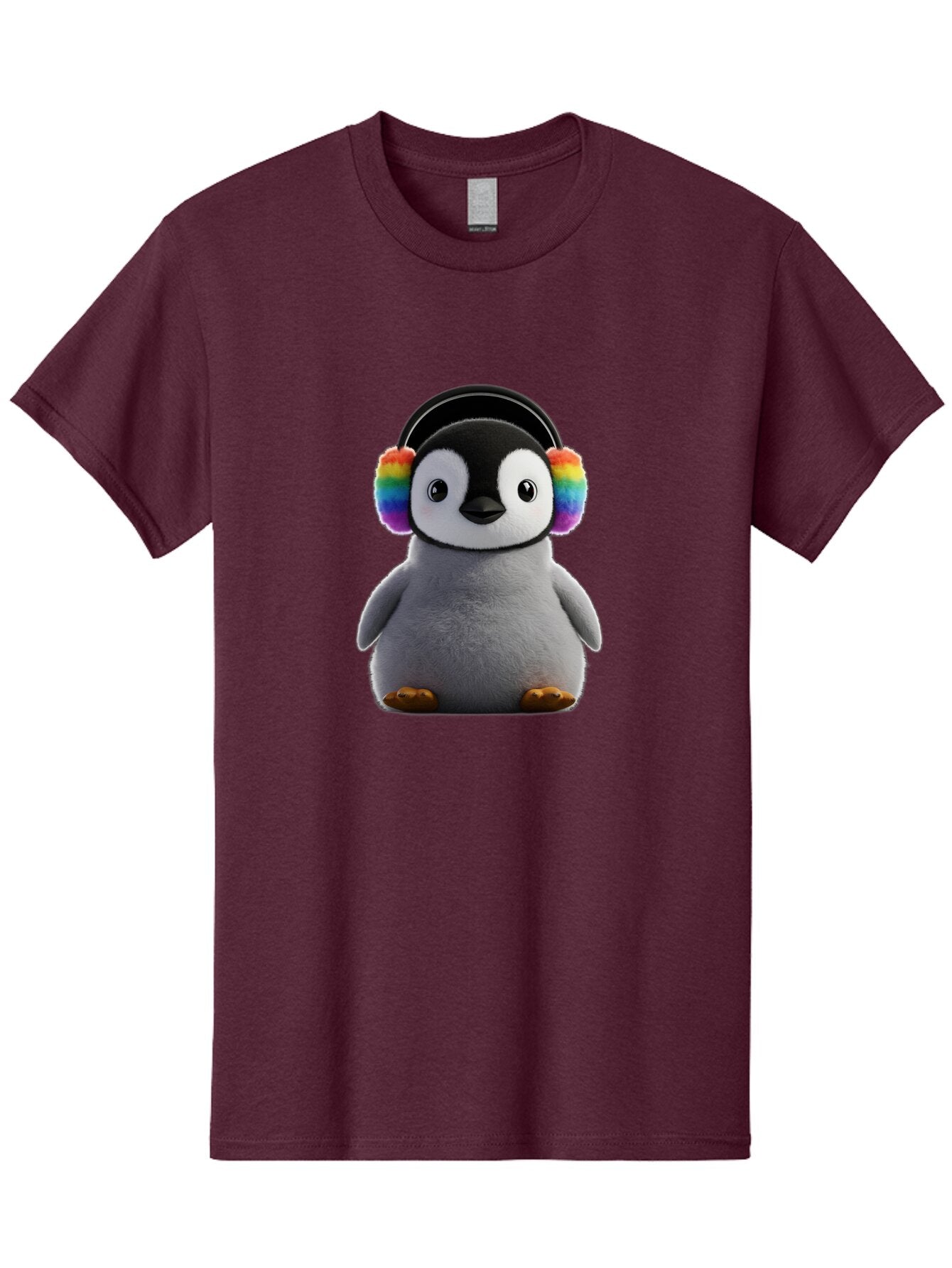 Rainbow-Earmuff-Penguin Men'S Graphic Tee, 100% Cotton, Comfortable Casual Summer Wear, Machine Washable, Vintage Camera, Old Camera, Antique Camera, Black Camera, Classic Photography, Photography Equipment, Nostalgic Device, Film Camera, Ban262 7