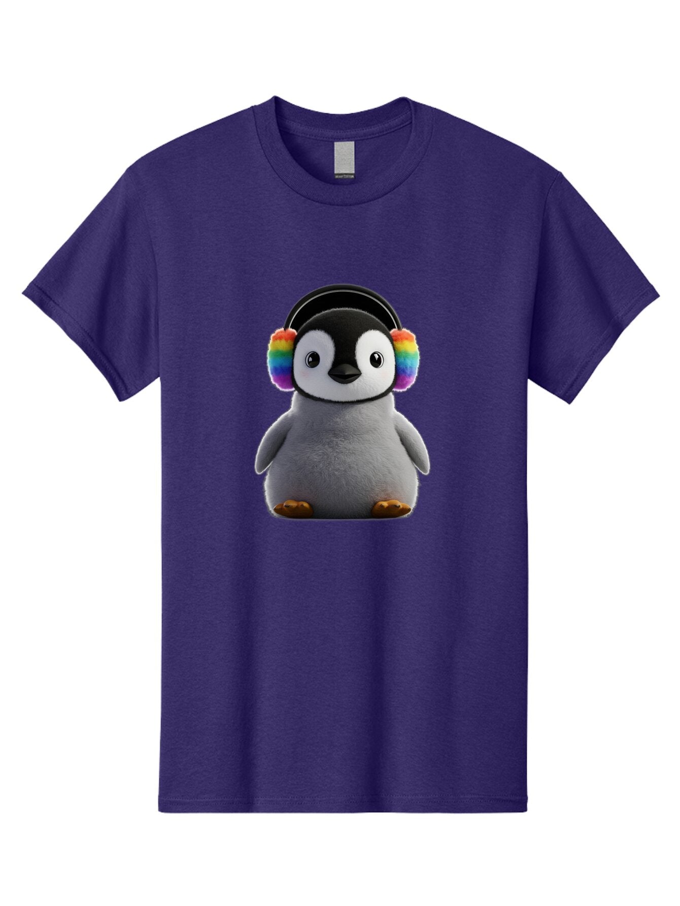 Rainbow-Earmuff-Penguin Men'S Graphic Tee, 100% Cotton, Comfortable Casual Summer Wear, Machine Washable, Vintage Camera, Old Camera, Antique Camera, Black Camera, Classic Photography, Photography Equipment, Nostalgic Device, Film Camera, Ban262 8