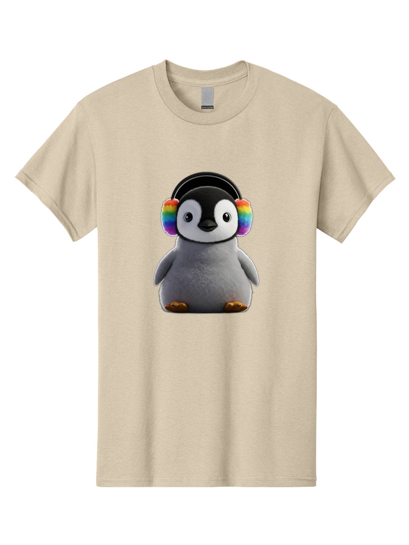 Rainbow-Earmuff-Penguin Men'S Graphic Tee, 100% Cotton, Comfortable Casual Summer Wear, Machine Washable, Vintage Camera, Old Camera, Antique Camera, Black Camera, Classic Photography, Photography Equipment, Nostalgic Device, Film Camera, Ban262 3