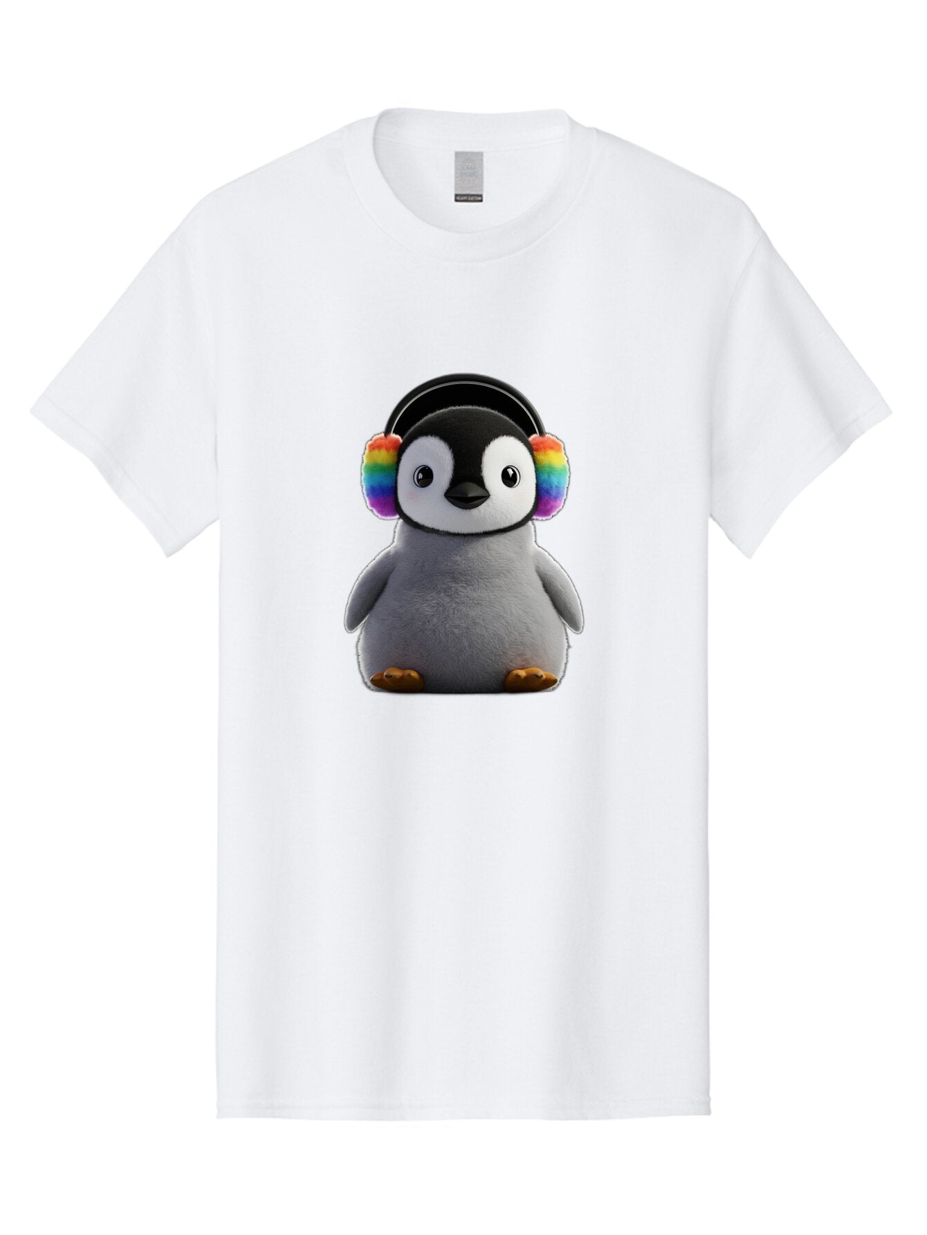 Rainbow-Earmuff-Penguin Men'S Graphic Tee, 100% Cotton, Comfortable Casual Summer Wear, Machine Washable, Vintage Camera, Old Camera, Antique Camera, Black Camera, Classic Photography, Photography Equipment, Nostalgic Device, Film Camera, Ban262 6