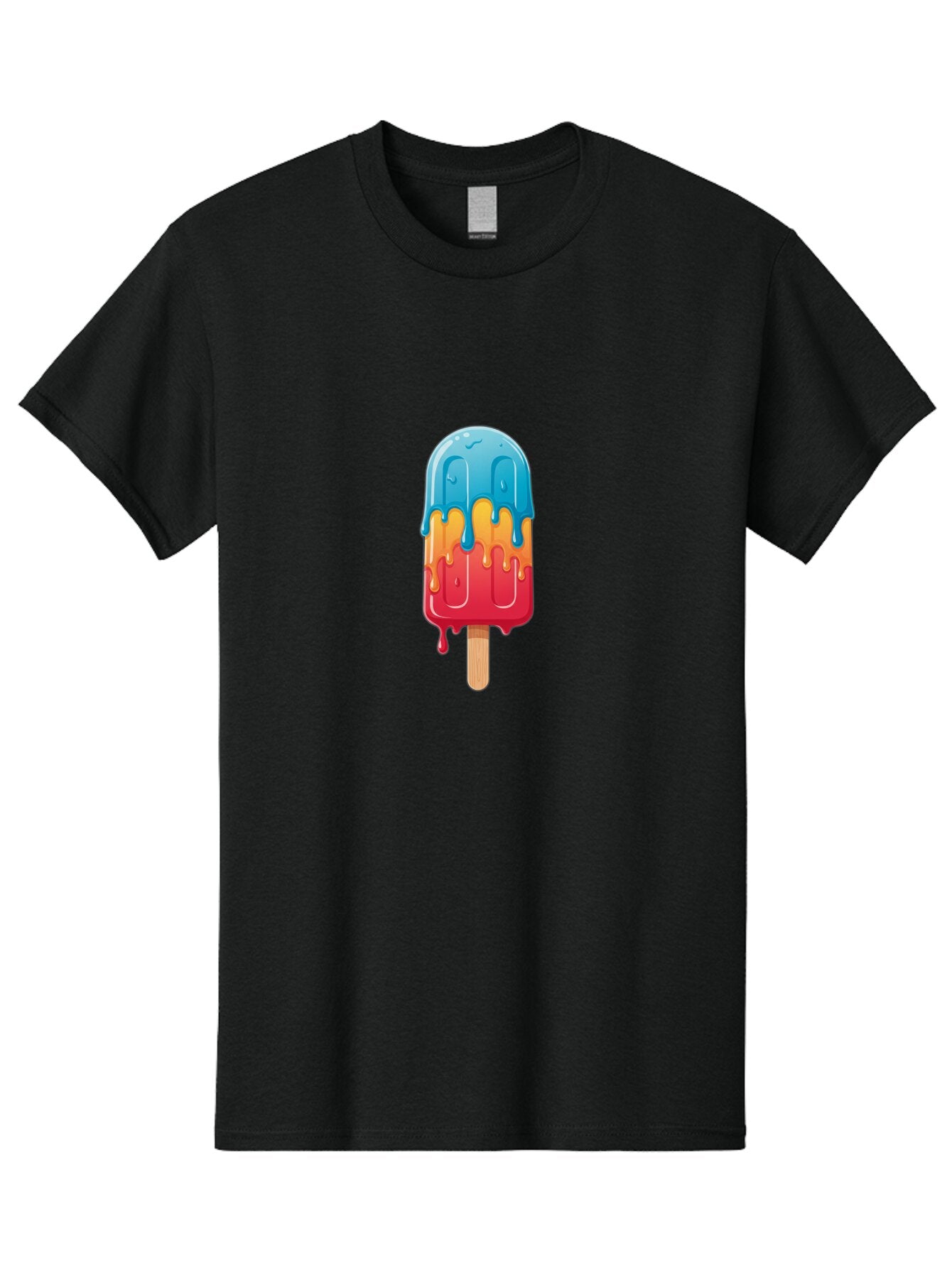 Rainbow-Popsicle-1 Men'S Graphic Tee, 100% Cotton, Comfortable Casual Summer Wear, Machine Washable, Vintage Camera, Old Camera, Antique Camera, Black Camera, Classic Photography, Photography Equipment, Nostalgic Device, Film Camera, Ban263 15