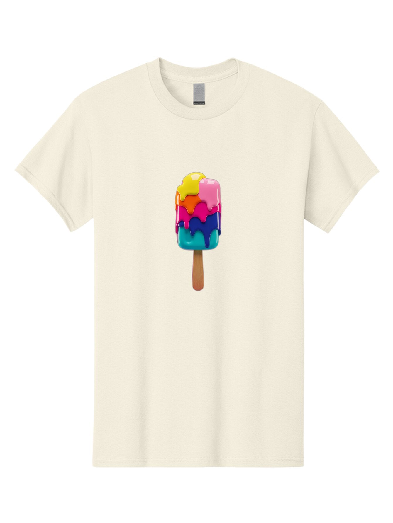 Rainbow-Popsicle-2 Men'S Graphic Tee, 100% Cotton, Comfortable Casual Summer Wear, Machine Washable, Vintage Camera, Old Camera, Antique Camera, Black Camera, Classic Photography, Photography Equipment, Nostalgic Device, Film Camera, Ban264 6