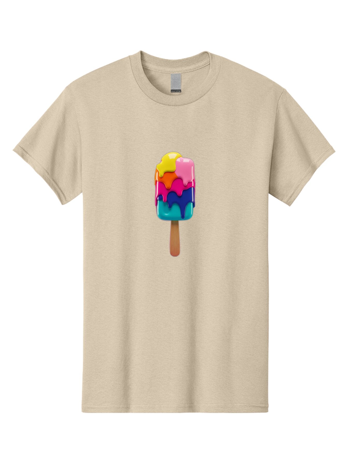 Rainbow-Popsicle-2 Men'S Graphic Tee, 100% Cotton, Comfortable Casual Summer Wear, Machine Washable, Vintage Camera, Old Camera, Antique Camera, Black Camera, Classic Photography, Photography Equipment, Nostalgic Device, Film Camera, Ban264 12