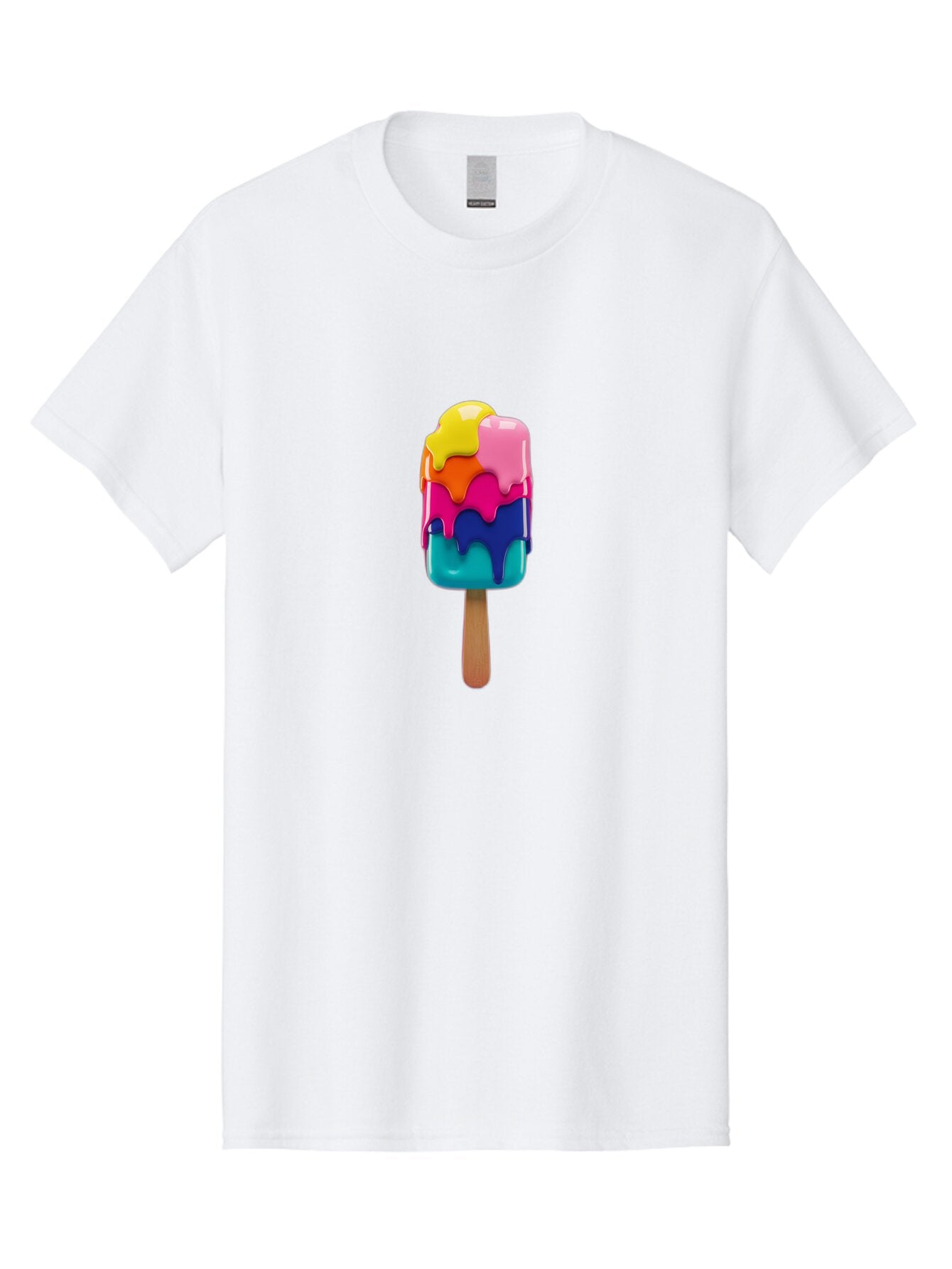 Rainbow-Popsicle-2 Men'S Graphic Tee, 100% Cotton, Comfortable Casual Summer Wear, Machine Washable, Vintage Camera, Old Camera, Antique Camera, Black Camera, Classic Photography, Photography Equipment, Nostalgic Device, Film Camera, Ban264 10