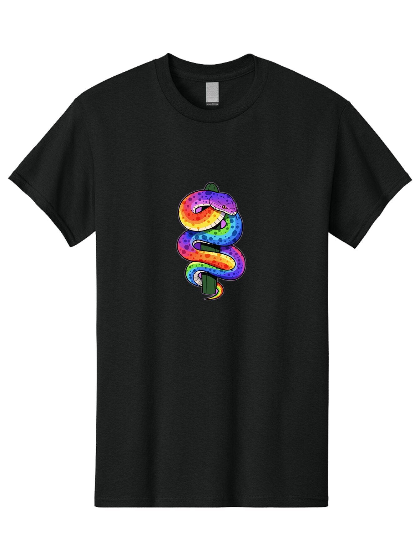 Rainbow-Snake-1 Men'S Graphic Tee, 100% Cotton, Comfortable Casual Summer Wear, Machine Washable, Vintage Camera, Old Camera, Antique Camera, Black Camera, Classic Photography, Photography Equipment, Nostalgic Device, Film Camera, Camera Art Ban266 9