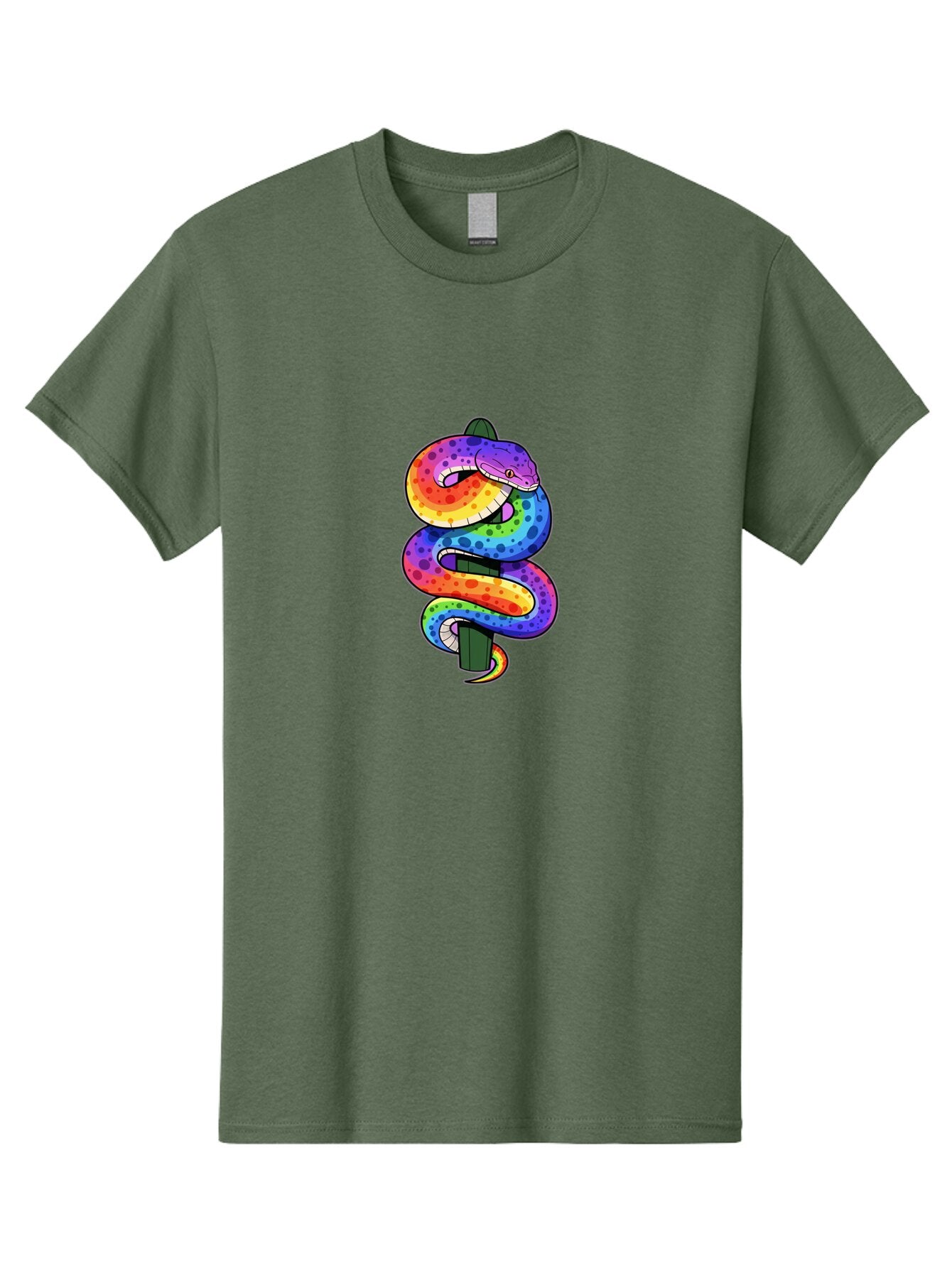 Rainbow-Snake-1 Men'S Graphic Tee, 100% Cotton, Comfortable Casual Summer Wear, Machine Washable, Vintage Camera, Old Camera, Antique Camera, Black Camera, Classic Photography, Photography Equipment, Nostalgic Device, Film Camera, Camera Art Ban266 13