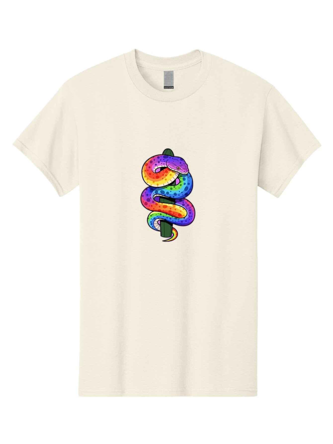 Rainbow-Snake-1 Men'S Graphic Tee, 100% Cotton, Comfortable Casual Summer Wear, Machine Washable, Vintage Camera, Old Camera, Antique Camera, Black Camera, Classic Photography, Photography Equipment, Nostalgic Device, Film Camera, Camera Art Ban266 7