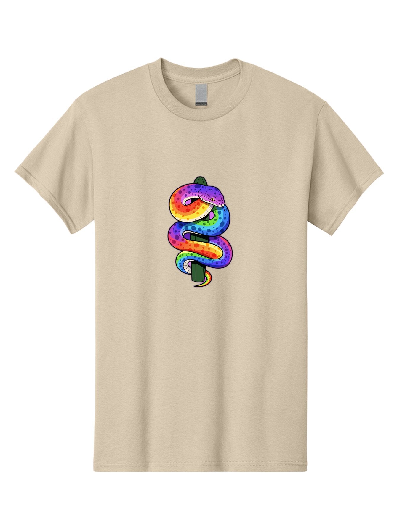 Rainbow-Snake-1 Men'S Graphic Tee, 100% Cotton, Comfortable Casual Summer Wear, Machine Washable, Vintage Camera, Old Camera, Antique Camera, Black Camera, Classic Photography, Photography Equipment, Nostalgic Device, Film Camera, Camera Art Ban266 14
