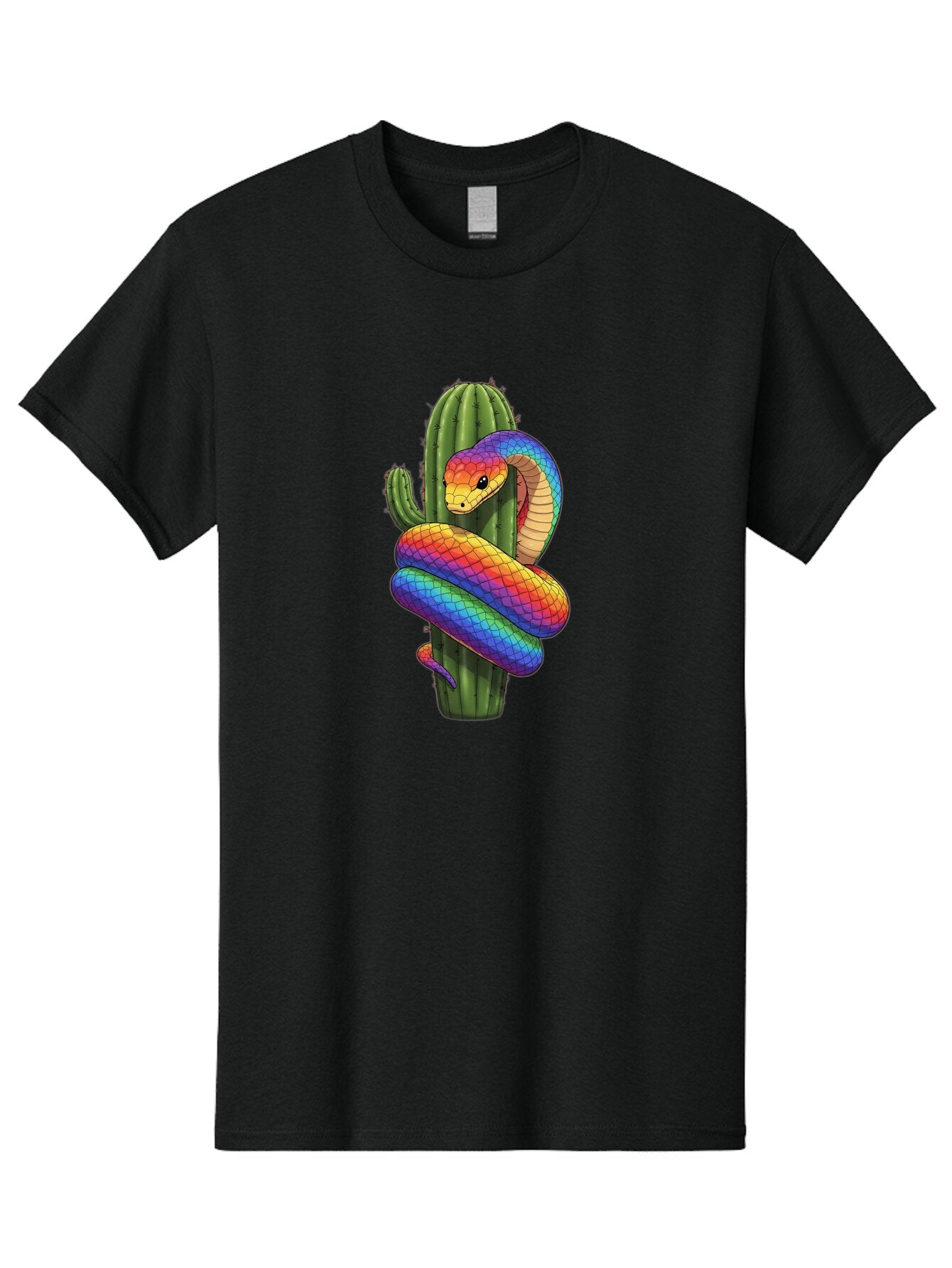 Rainbow-Snake-Cactus Men'S Graphic Tee, 100% Cotton, Comfortable Casual Summer Wear, Machine Washable, Vintage Camera, Old Camera, Antique Camera, Black Camera, Classic Photography, Photography Equipment, Nostalgic Device, Film Camera, Ban267 13