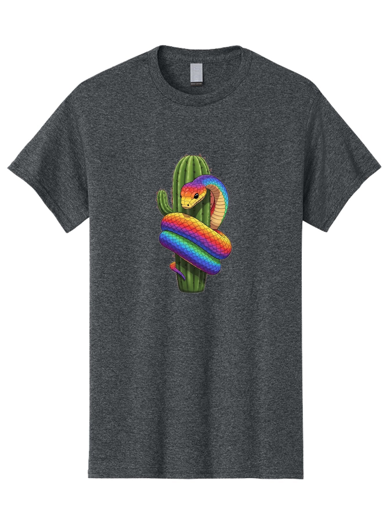 Rainbow-Snake-Cactus Men'S Graphic Tee, 100% Cotton, Comfortable Casual Summer Wear, Machine Washable, Vintage Camera, Old Camera, Antique Camera, Black Camera, Classic Photography, Photography Equipment, Nostalgic Device, Film Camera, Ban267 5