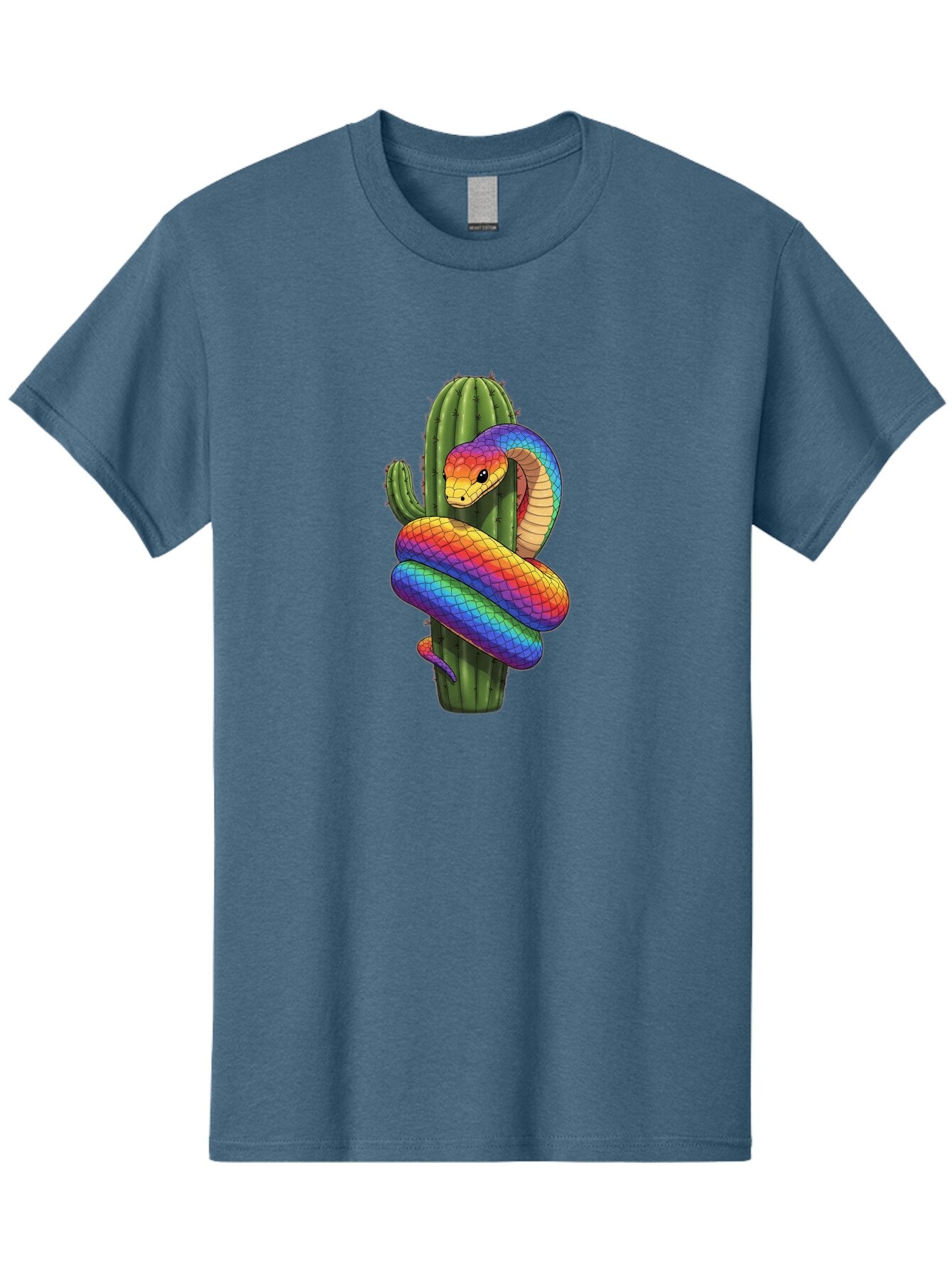 Rainbow-Snake-Cactus Men'S Graphic Tee, 100% Cotton, Comfortable Casual Summer Wear, Machine Washable, Vintage Camera, Old Camera, Antique Camera, Black Camera, Classic Photography, Photography Equipment, Nostalgic Device, Film Camera, Ban267 7