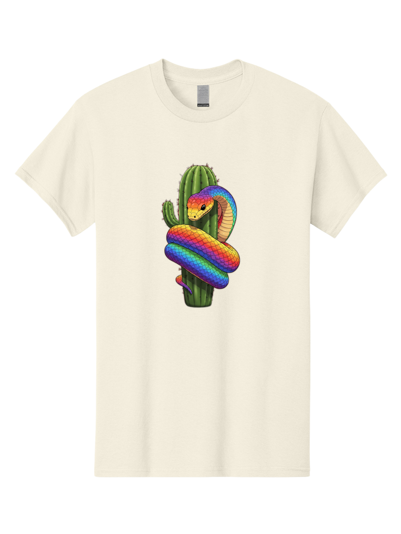 Rainbow-Snake-Cactus Men'S Graphic Tee, 100% Cotton, Comfortable Casual Summer Wear, Machine Washable, Vintage Camera, Old Camera, Antique Camera, Black Camera, Classic Photography, Photography Equipment, Nostalgic Device, Film Camera, Ban267