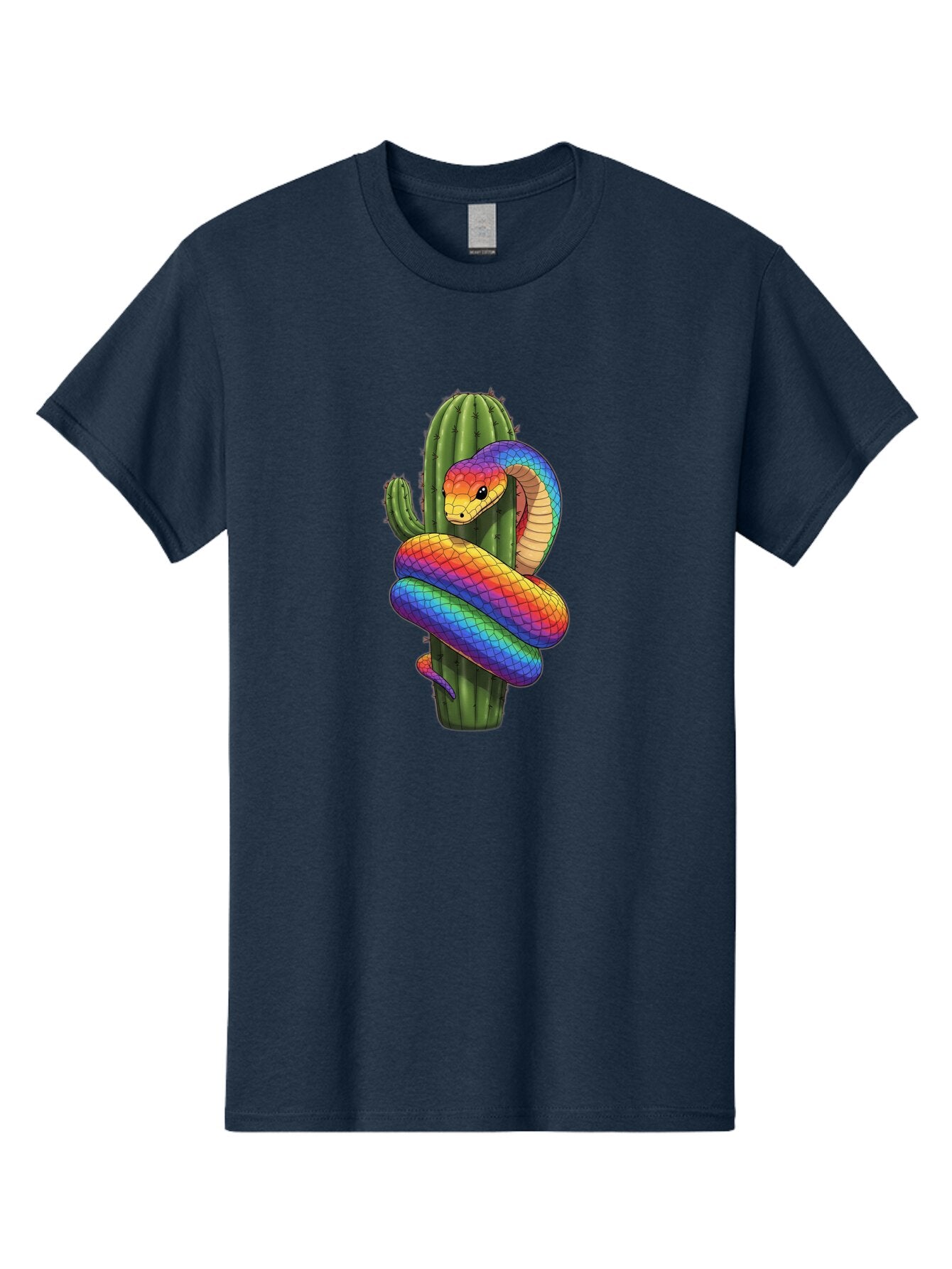 Rainbow-Snake-Cactus Men'S Graphic Tee, 100% Cotton, Comfortable Casual Summer Wear, Machine Washable, Vintage Camera, Old Camera, Antique Camera, Black Camera, Classic Photography, Photography Equipment, Nostalgic Device, Film Camera, Ban267 15