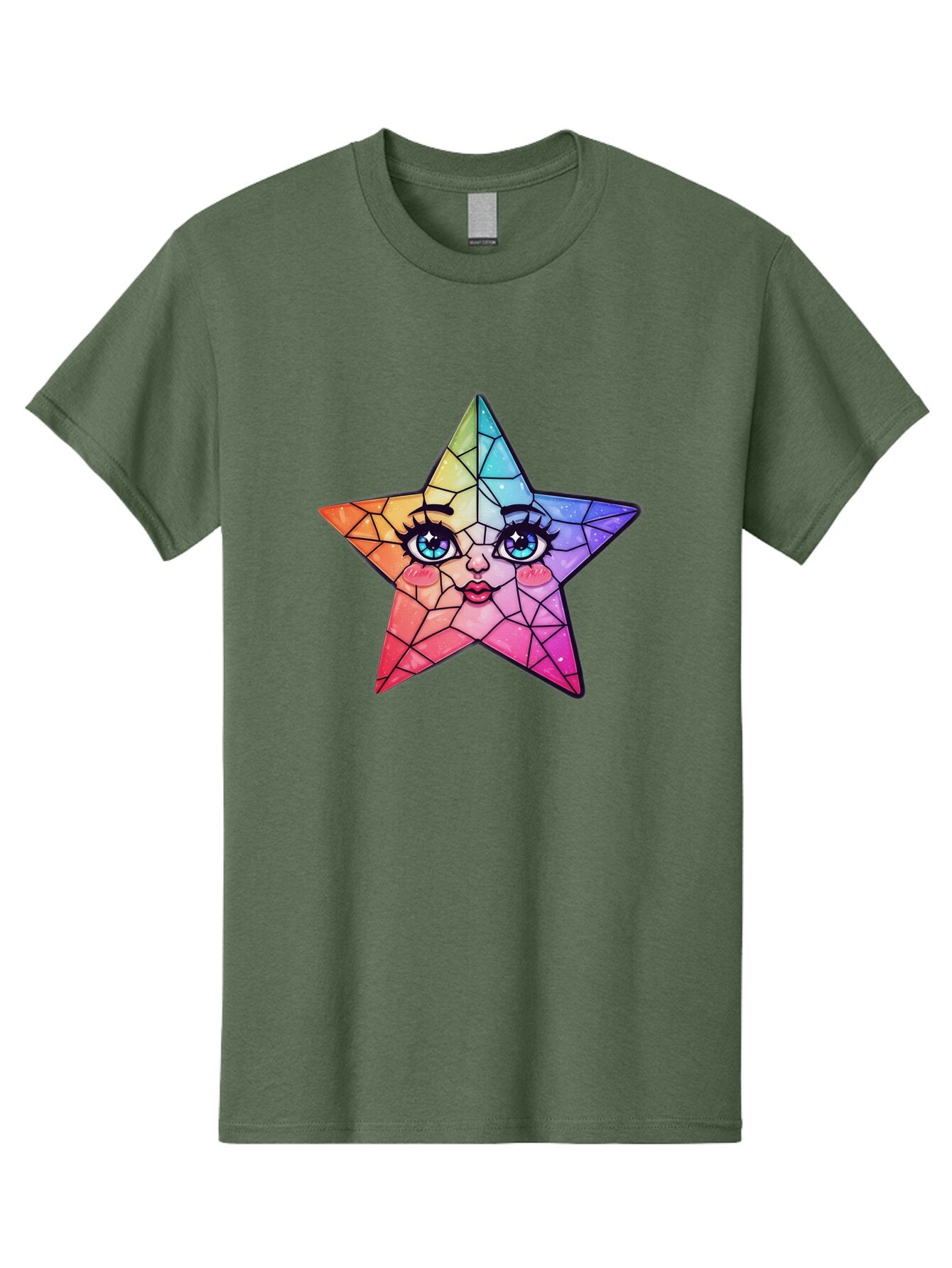 Rainbow-Star Men'S Graphic Tee, 100% Cotton, Comfortable Casual Summer Wear, Machine Washable, Vintage Camera, Old Camera, Antique Camera, Black Camera, Classic Photography, Photography Equipment, Nostalgic Device, Film Camera, Camera Art Ban269 5