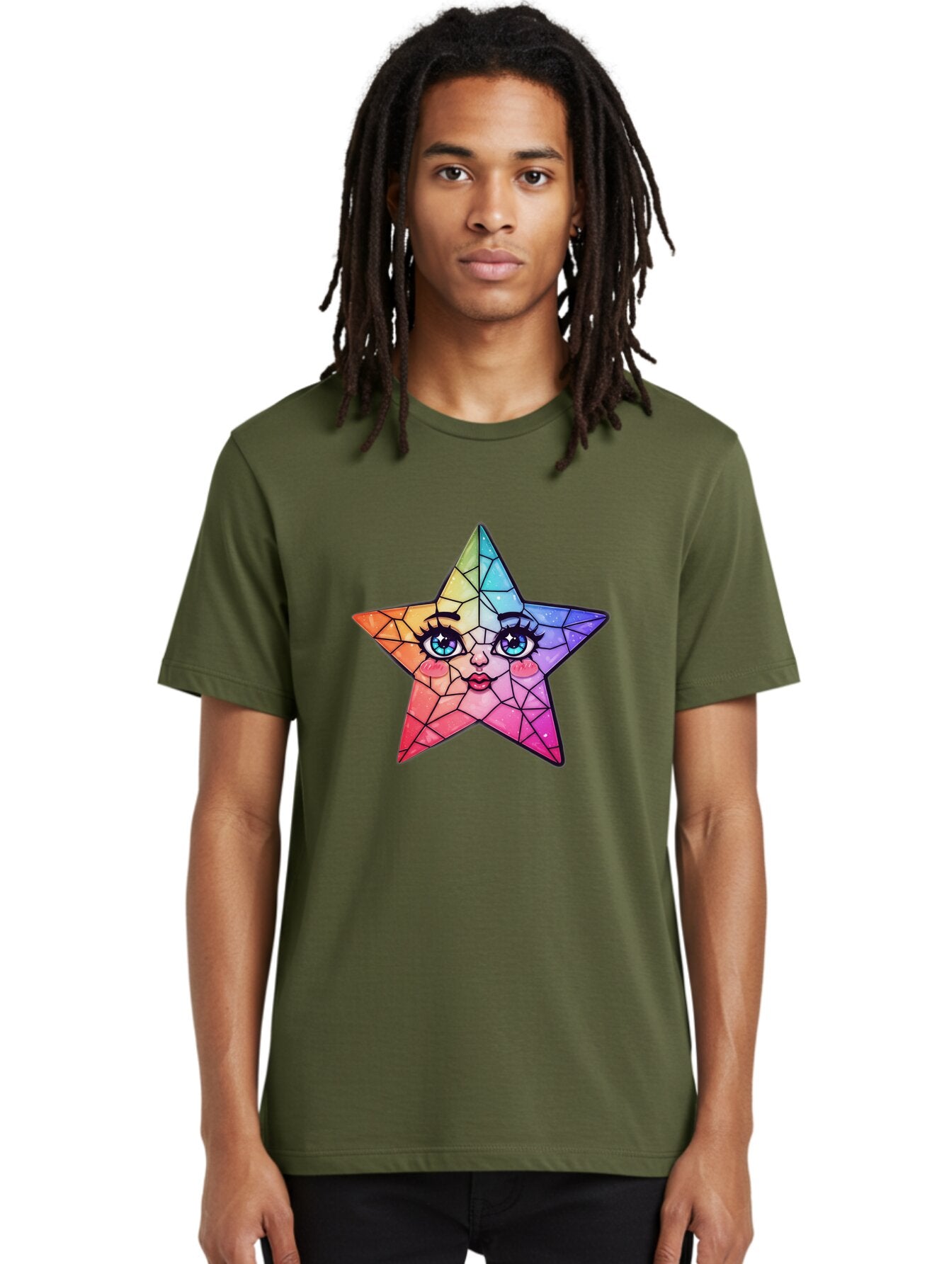 Rainbow-Star Men'S Graphic Tee, 100% Cotton, Comfortable Casual Summer Wear, Machine Washable, Vintage Camera, Old Camera, Antique Camera, Black Camera, Classic Photography, Photography Equipment, Nostalgic Device, Film Camera, Camera Art Ban269 23