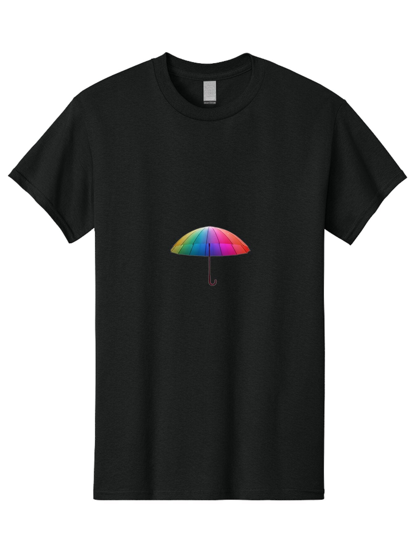 Rainbow-Umbrella Men'S Graphic Tee, 100% Cotton, Comfortable Casual Summer Wear, Machine Washable, Vintage Camera, Old Camera, Antique Camera, Black Camera, Classic Photography, Photography Equipment, Nostalgic Device, Film Camera, Camera Art Ban271