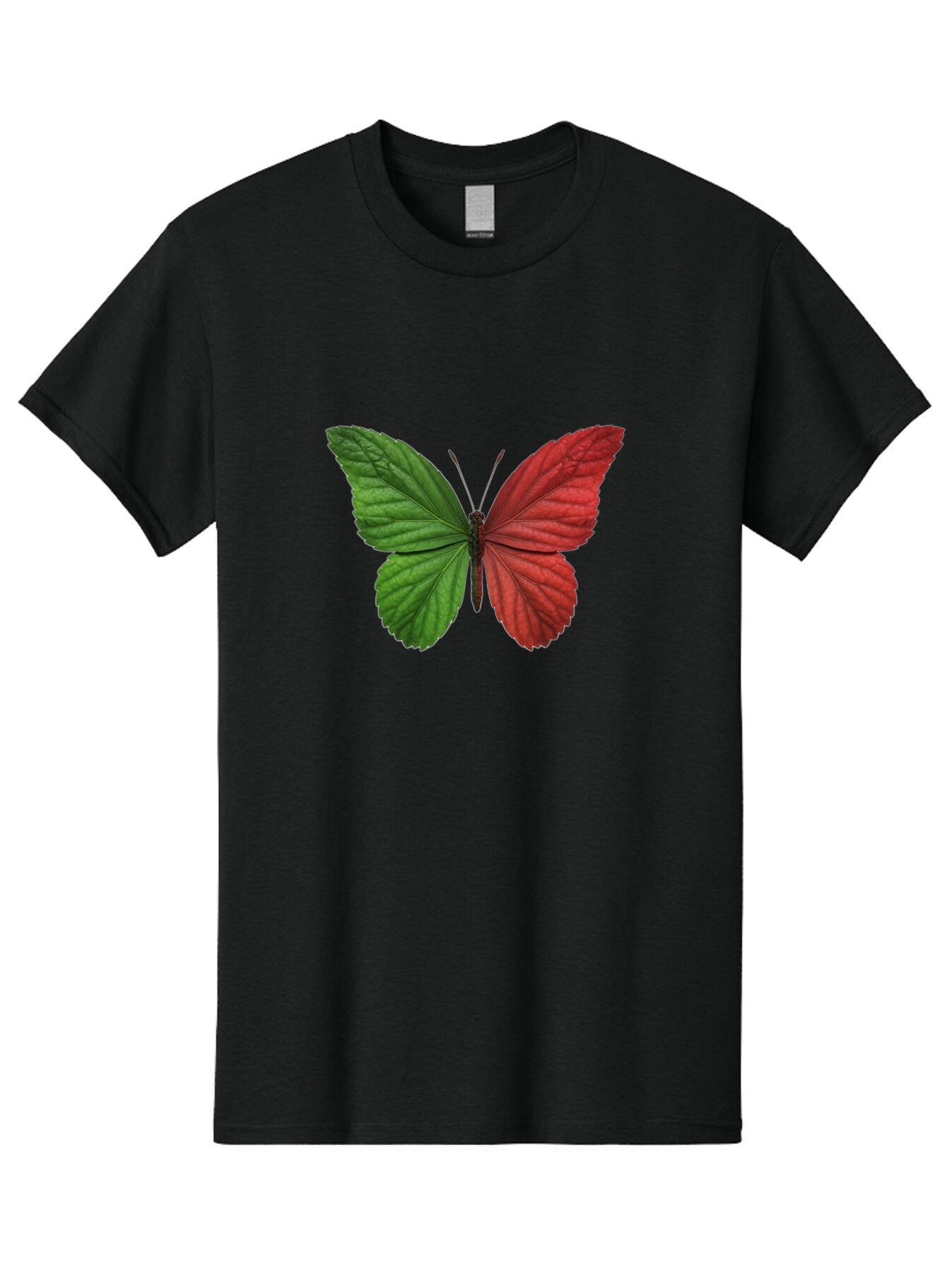 Red-And-Green-Butterfly Men'S Graphic Tee, 100% Cotton, Comfortable Casual Summer Wear, Machine Washable, Vintage Camera, Old Camera, Antique Camera, Black Camera, Classic Photography, Photography Equipment, Nostalgic Device, Film Camera, Ban295 9