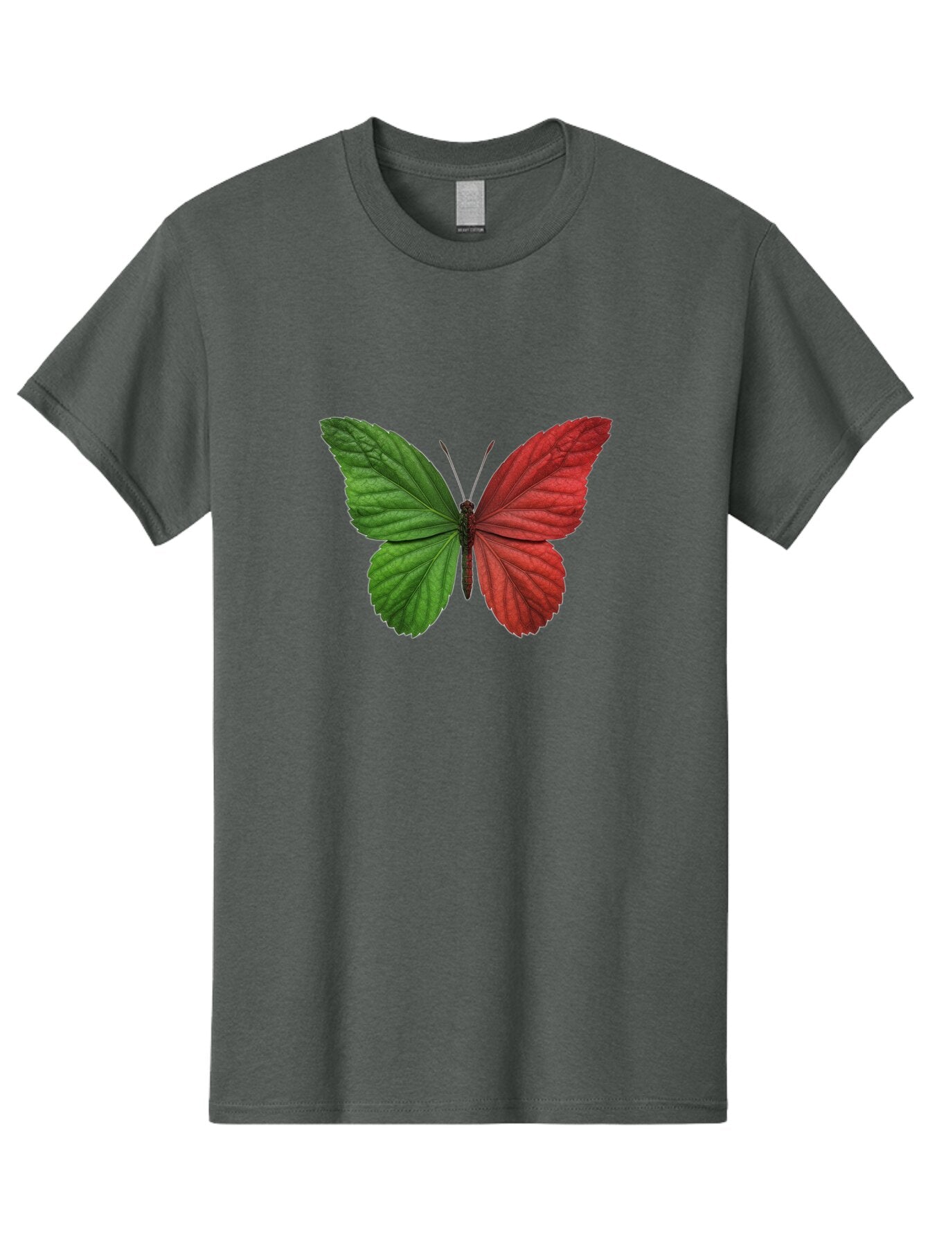 Red-And-Green-Butterfly Men'S Graphic Tee, 100% Cotton, Comfortable Casual Summer Wear, Machine Washable, Vintage Camera, Old Camera, Antique Camera, Black Camera, Classic Photography, Photography Equipment, Nostalgic Device, Film Camera, Ban295 13