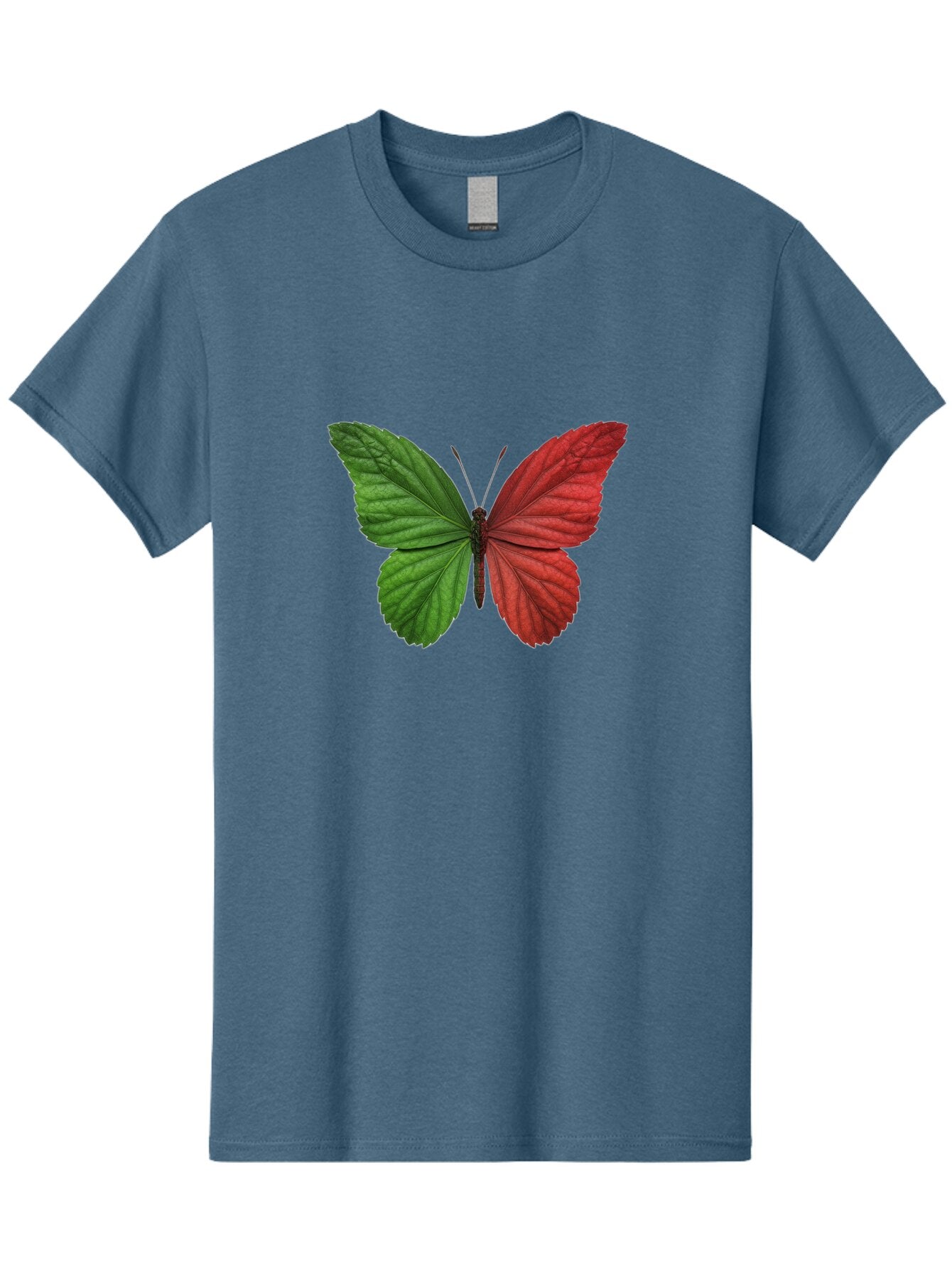 Red-And-Green-Butterfly Men'S Graphic Tee, 100% Cotton, Comfortable Casual Summer Wear, Machine Washable, Vintage Camera, Old Camera, Antique Camera, Black Camera, Classic Photography, Photography Equipment, Nostalgic Device, Film Camera, Ban295 3
