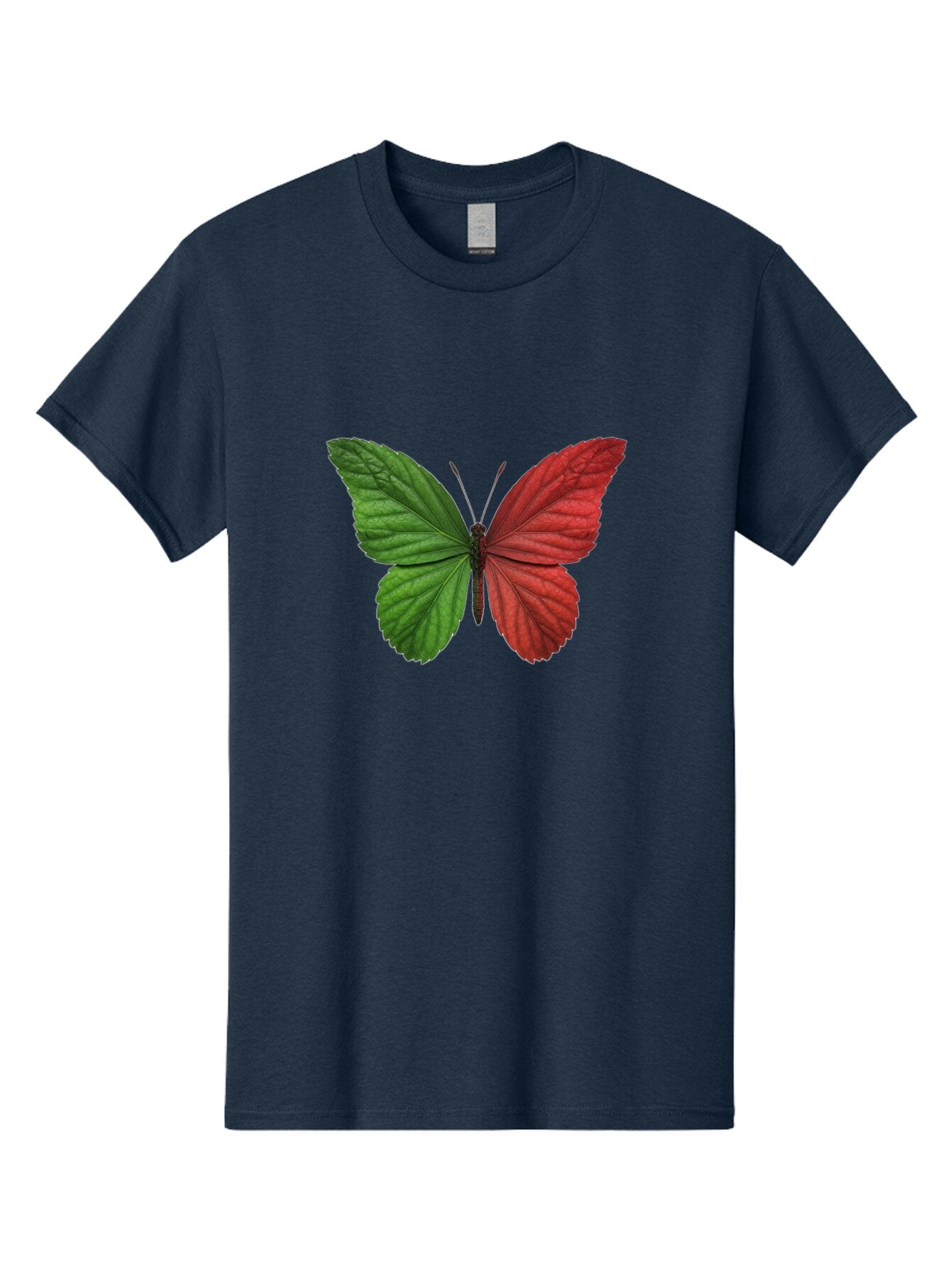 Red-And-Green-Butterfly Men'S Graphic Tee, 100% Cotton, Comfortable Casual Summer Wear, Machine Washable, Vintage Camera, Old Camera, Antique Camera, Black Camera, Classic Photography, Photography Equipment, Nostalgic Device, Film Camera, Ban295