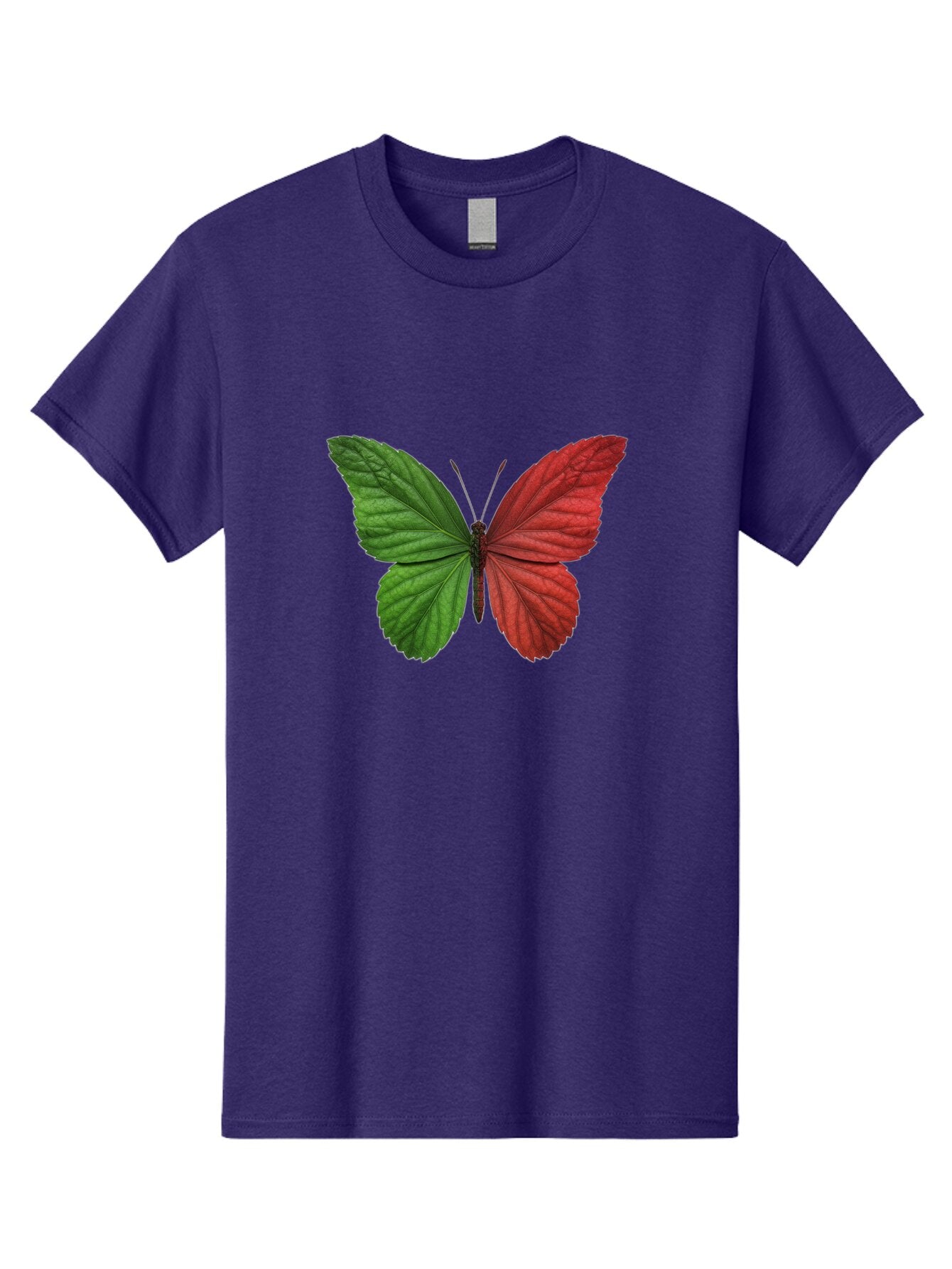 Red-And-Green-Butterfly Men'S Graphic Tee, 100% Cotton, Comfortable Casual Summer Wear, Machine Washable, Vintage Camera, Old Camera, Antique Camera, Black Camera, Classic Photography, Photography Equipment, Nostalgic Device, Film Camera, Ban295 7