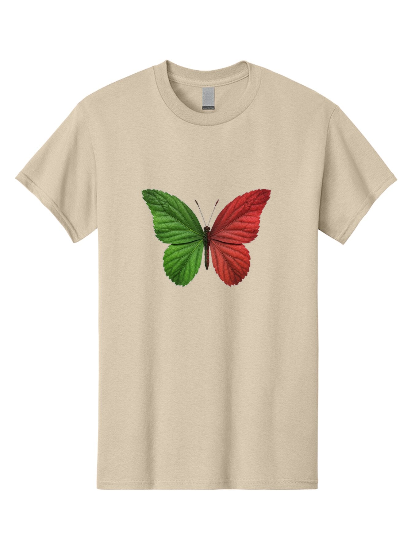 Red-And-Green-Butterfly Men'S Graphic Tee, 100% Cotton, Comfortable Casual Summer Wear, Machine Washable, Vintage Camera, Old Camera, Antique Camera, Black Camera, Classic Photography, Photography Equipment, Nostalgic Device, Film Camera, Ban295 14