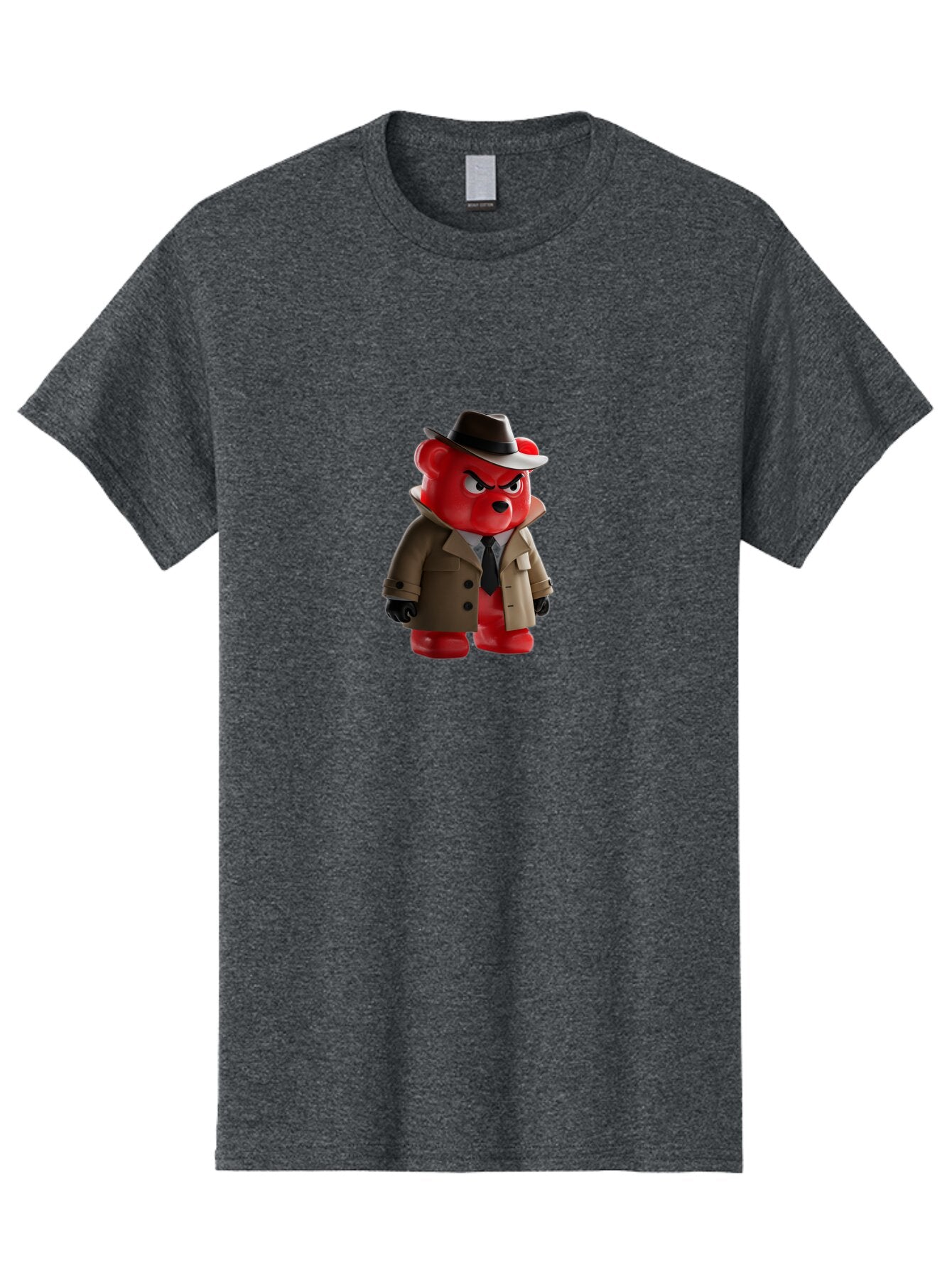 Red-Bear-Detective Men'S Graphic Tee, 100% Cotton, Comfortable Casual Summer Wear, Machine Washable, Vintage Camera, Old Camera, Antique Camera, Black Camera, Classic Photography, Photography Equipment, Nostalgic Device, Film Camera, Ban298 6