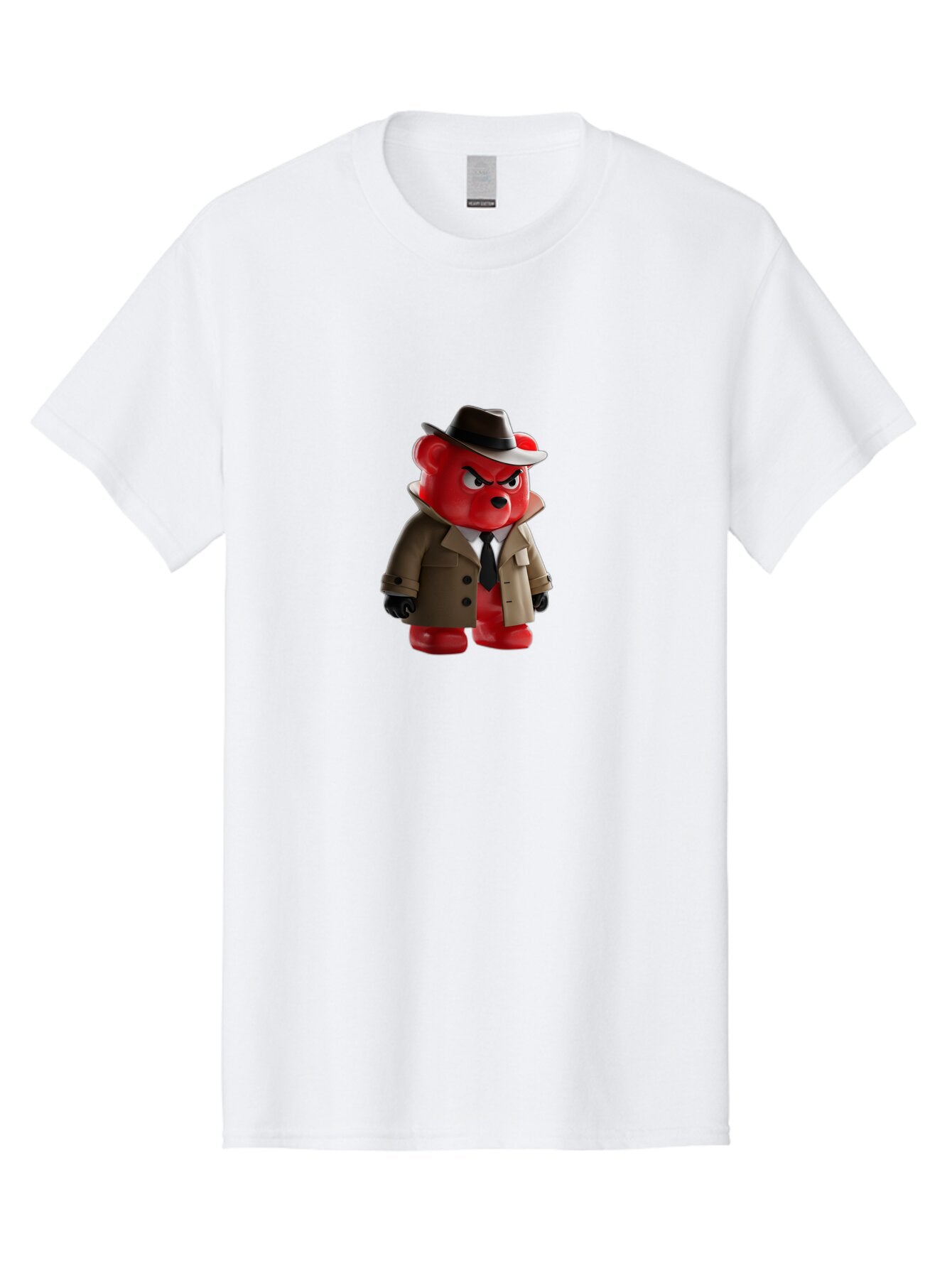 Red-Bear-Detective Men'S Graphic Tee, 100% Cotton, Comfortable Casual Summer Wear, Machine Washable, Vintage Camera, Old Camera, Antique Camera, Black Camera, Classic Photography, Photography Equipment, Nostalgic Device, Film Camera, Ban298 13