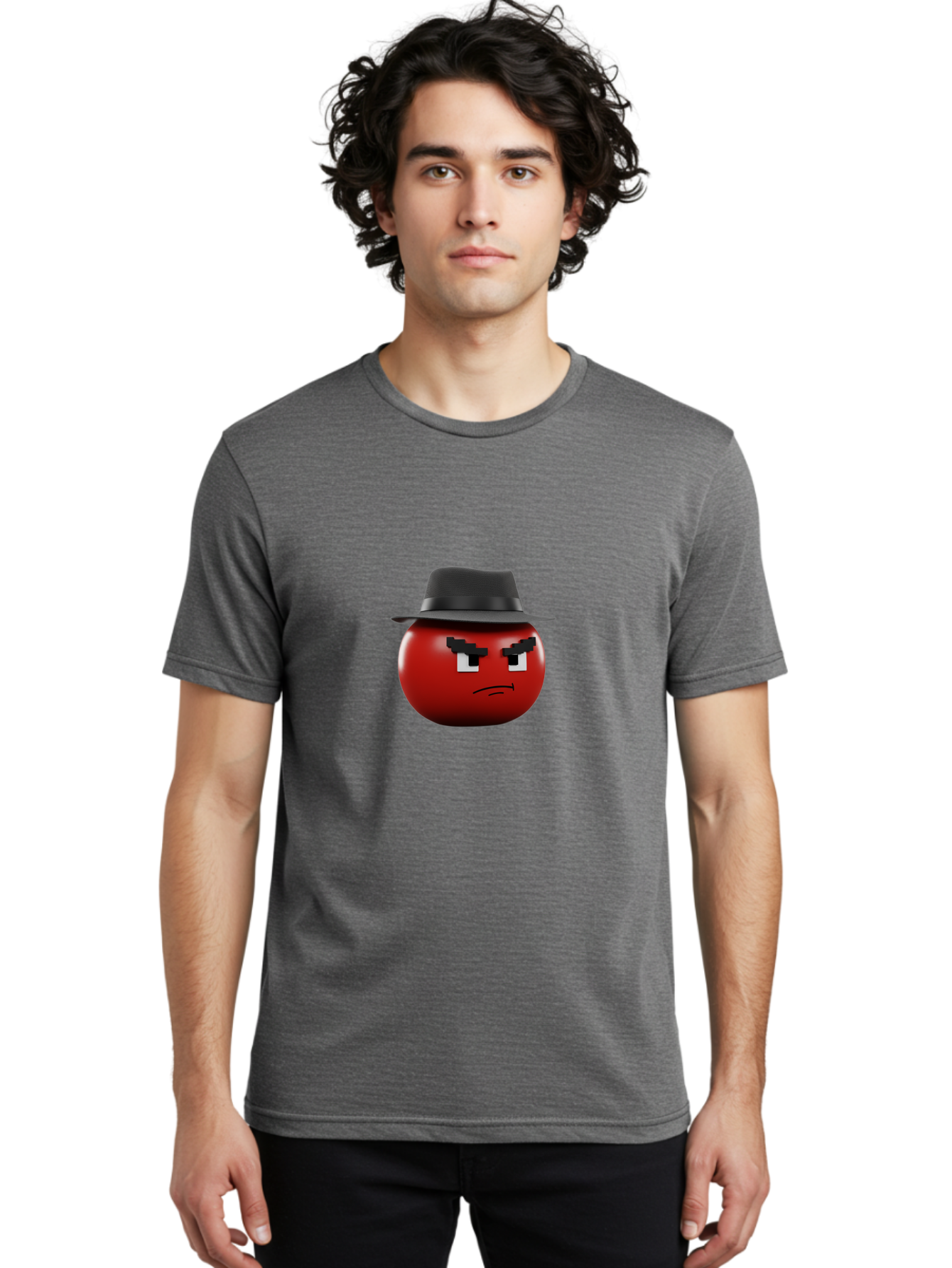 Red-Circle-With-Black-Hat Men'S Graphic Tee, 100% Cotton, Comfortable Casual Summer Wear, Machine Washable, Vintage Camera, Old Camera, Antique Camera, Black Camera, Classic Photography, Photography Equipment, Nostalgic Device, Film Camera, Ban299 23