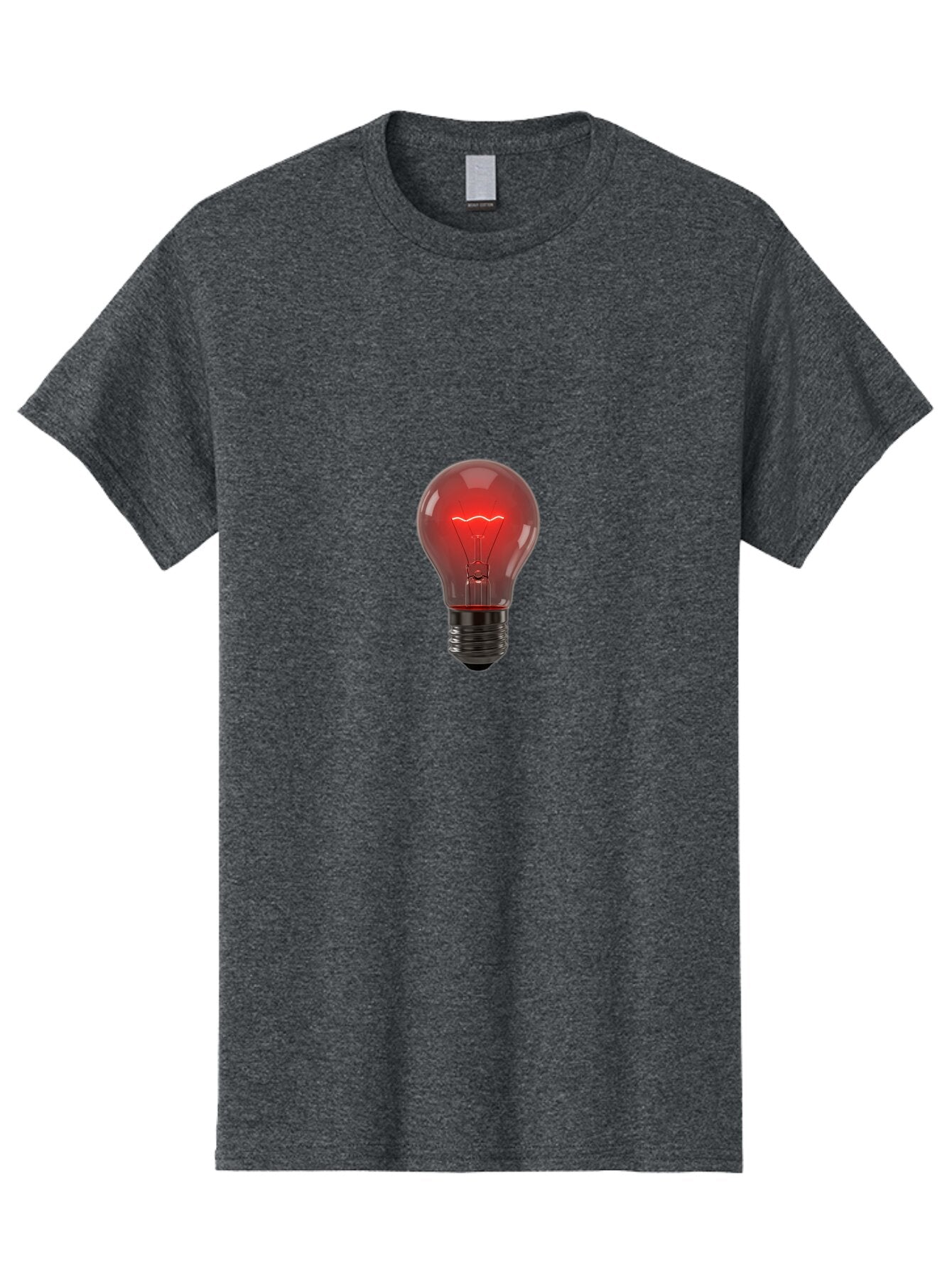 Red-Light-Bulb Men'S Graphic Tee, 100% Cotton, Comfortable Casual Summer Wear, Machine Washable, Vintage Camera, Old Camera, Antique Camera, Black Camera, Classic Photography, Photography Equipment, Nostalgic Device, Film Camera, Camera Art Ban304 10