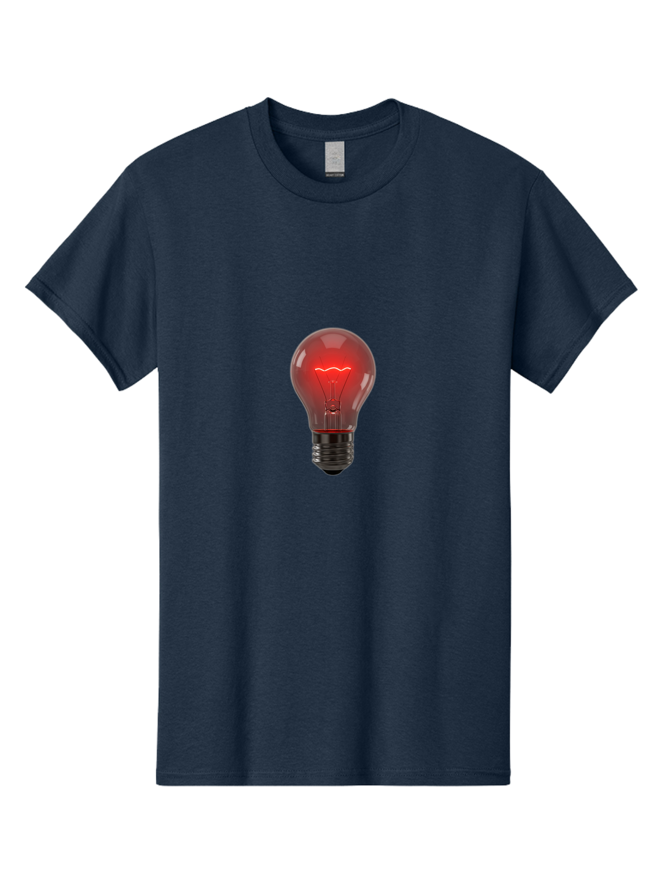 Red-Light-Bulb Men'S Graphic Tee, 100% Cotton, Comfortable Casual Summer Wear, Machine Washable, Vintage Camera, Old Camera, Antique Camera, Black Camera, Classic Photography, Photography Equipment, Nostalgic Device, Film Camera, Camera Art Ban304 3