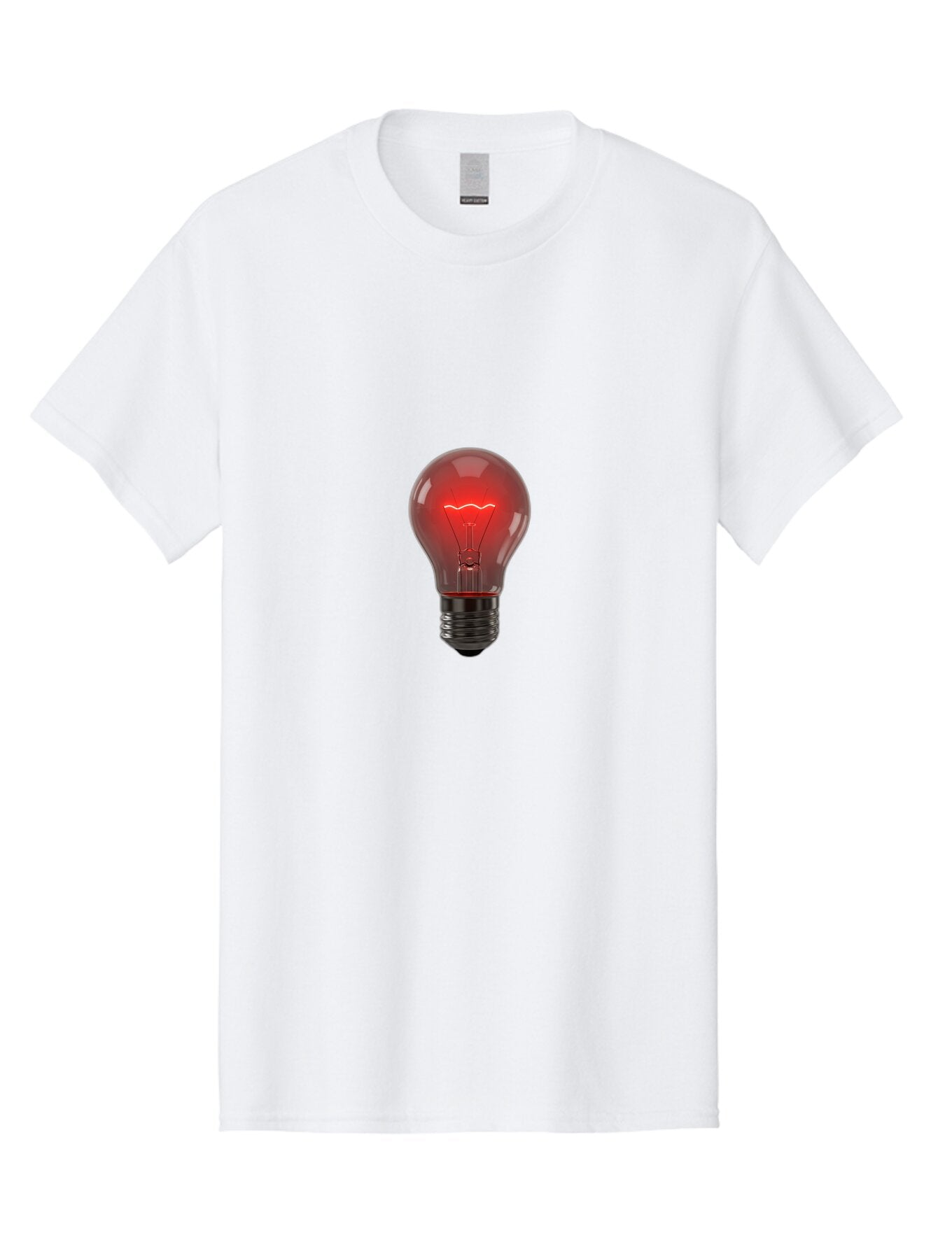 Red-Light-Bulb Men'S Graphic Tee, 100% Cotton, Comfortable Casual Summer Wear, Machine Washable, Vintage Camera, Old Camera, Antique Camera, Black Camera, Classic Photography, Photography Equipment, Nostalgic Device, Film Camera, Camera Art Ban304 3