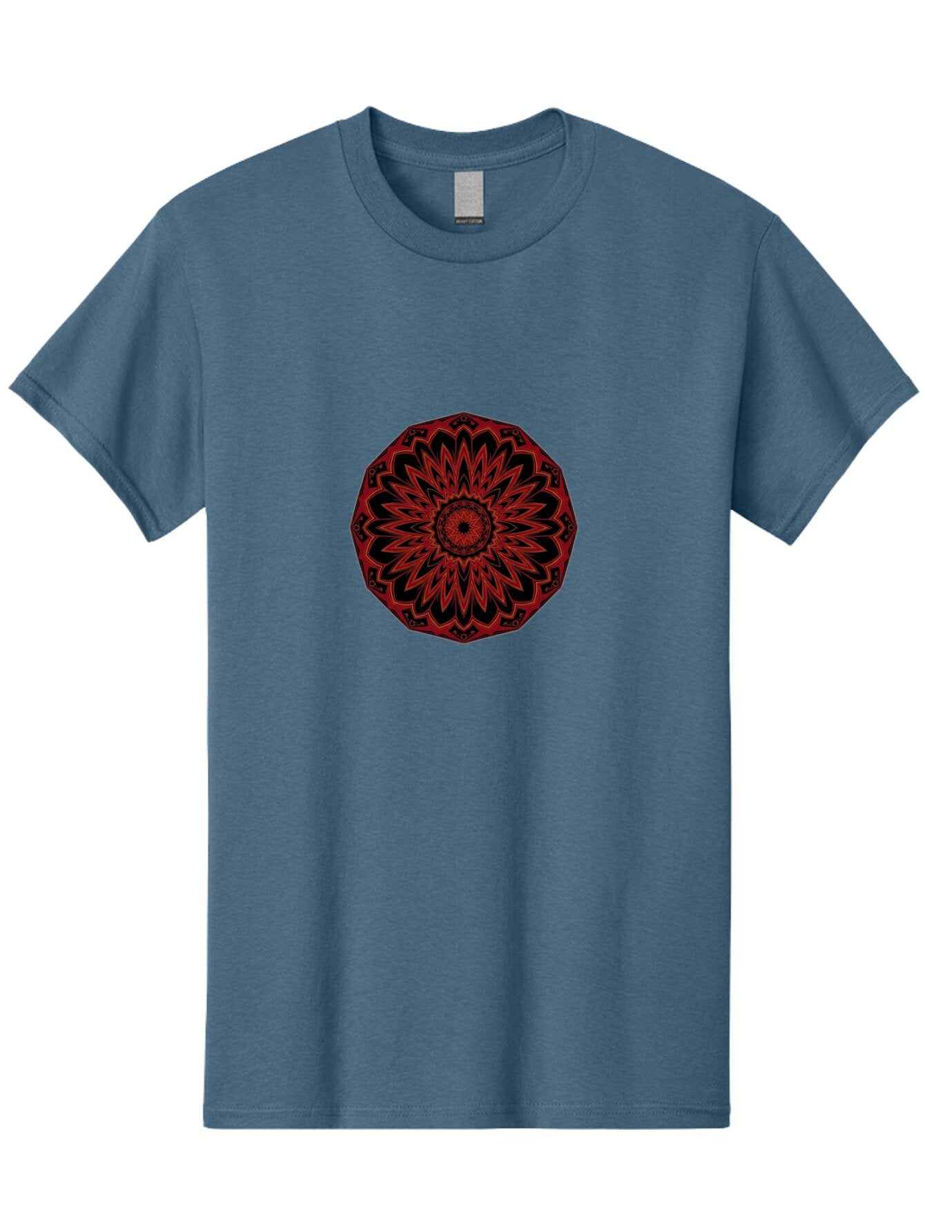 Red-Mandala Men'S Graphic Tee, 100% Cotton, Comfortable Casual Summer Wear, Machine Washable, Vintage Camera, Old Camera, Antique Camera, Black Camera, Classic Photography, Photography Equipment, Nostalgic Device, Film Camera, Camera Art Ban305 3