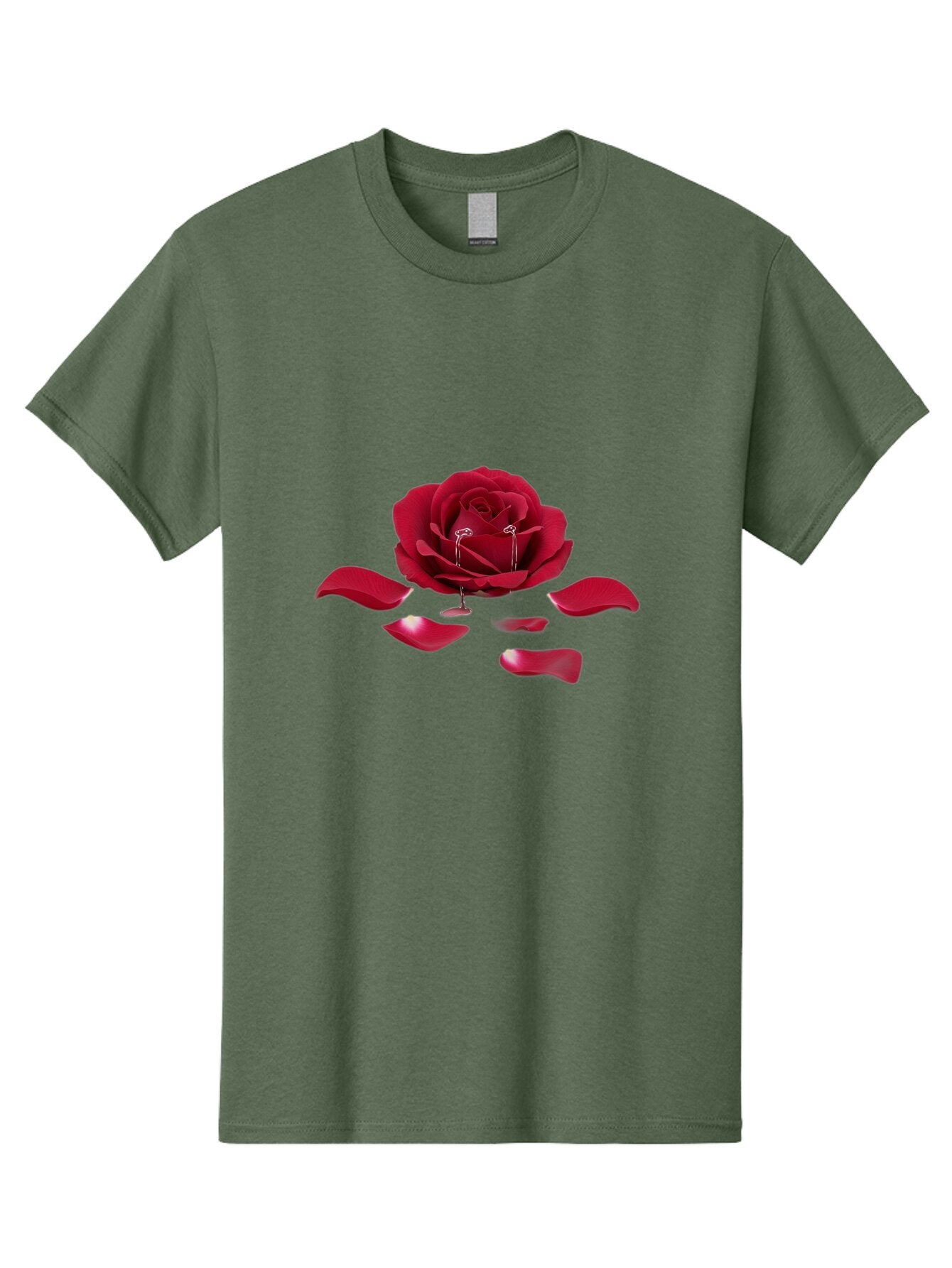 Red-Rose-Earrings Men'S Graphic Tee, 100% Cotton, Comfortable Casual Summer Wear, Machine Washable, Vintage Camera, Old Camera, Antique Camera, Black Camera, Classic Photography, Photography Equipment, Nostalgic Device, Film Camera, Camera Art Ban309 5