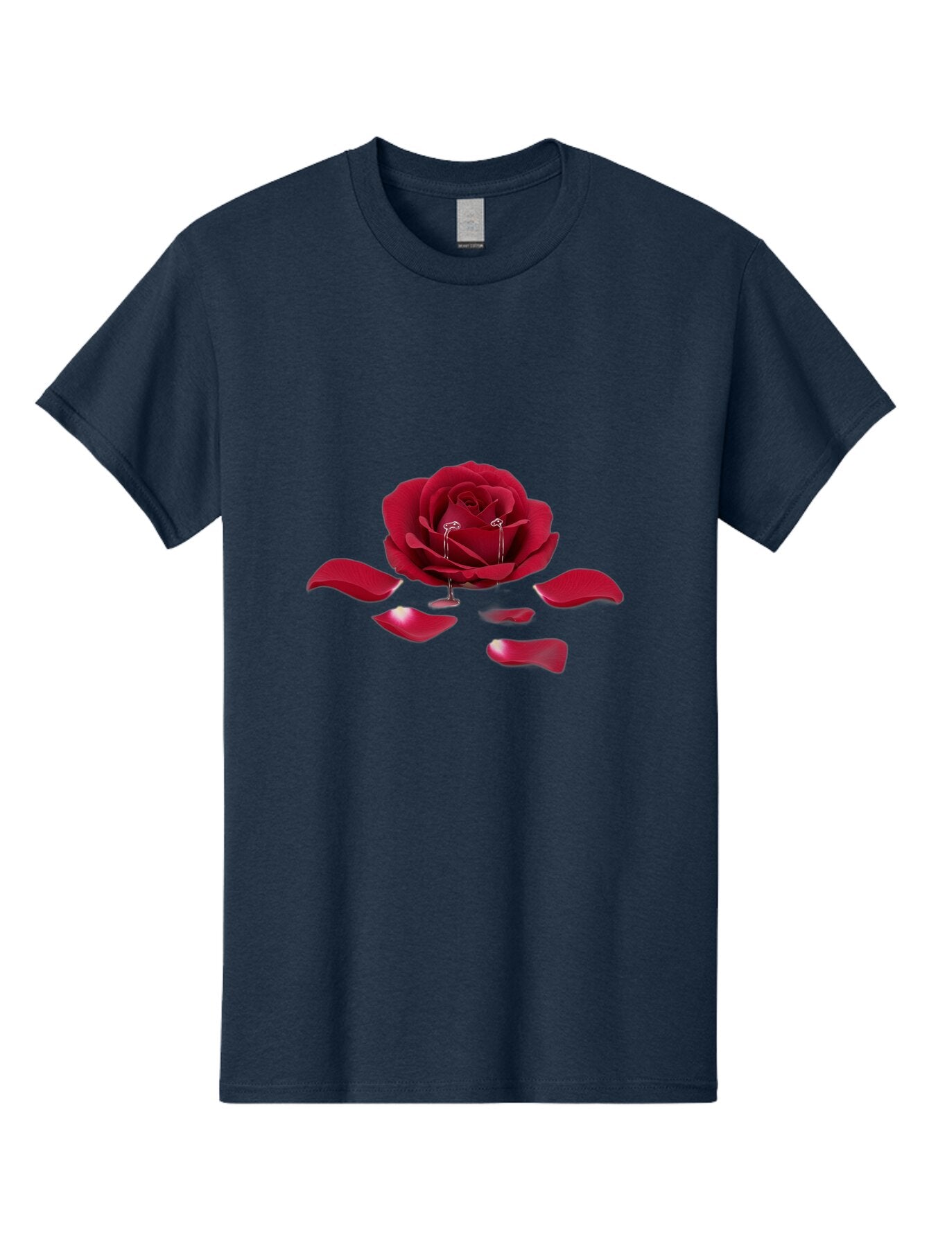 Red-Rose-Earrings Men'S Graphic Tee, 100% Cotton, Comfortable Casual Summer Wear, Machine Washable, Vintage Camera, Old Camera, Antique Camera, Black Camera, Classic Photography, Photography Equipment, Nostalgic Device, Film Camera, Camera Art Ban309 12