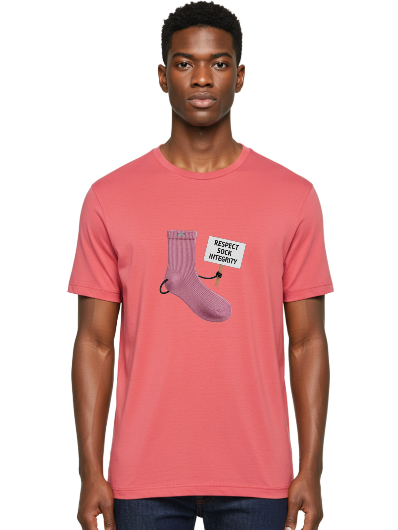 Respect-Sock-Integrity Men'S Graphic Tee, 100% Cotton, Comfortable Casual Summer Wear, Machine Washable, Vintage Camera, Old Camera, Antique Camera, Black Camera, Classic Photography, Photography Equipment, Nostalgic Device, Film Camera, Ban314 30