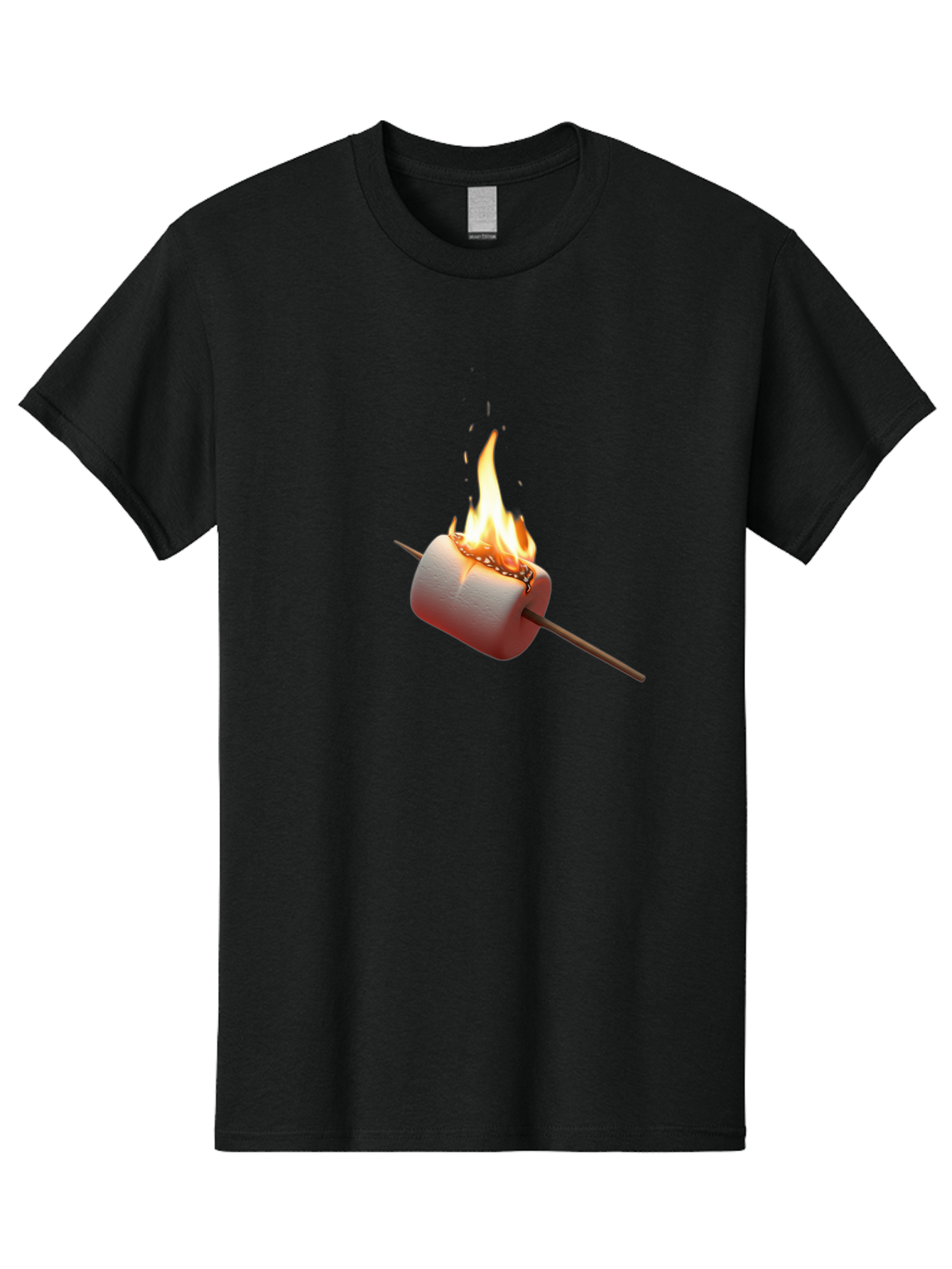 Roasting-Marshmallow-1 Men'S Graphic Tee, 100% Cotton, Comfortable Casual Summer Wear, Machine Washable, Vintage Camera, Old Camera, Antique Camera, Black Camera, Classic Photography, Photography Equipment, Nostalgic Device, Film Camera, Ban320