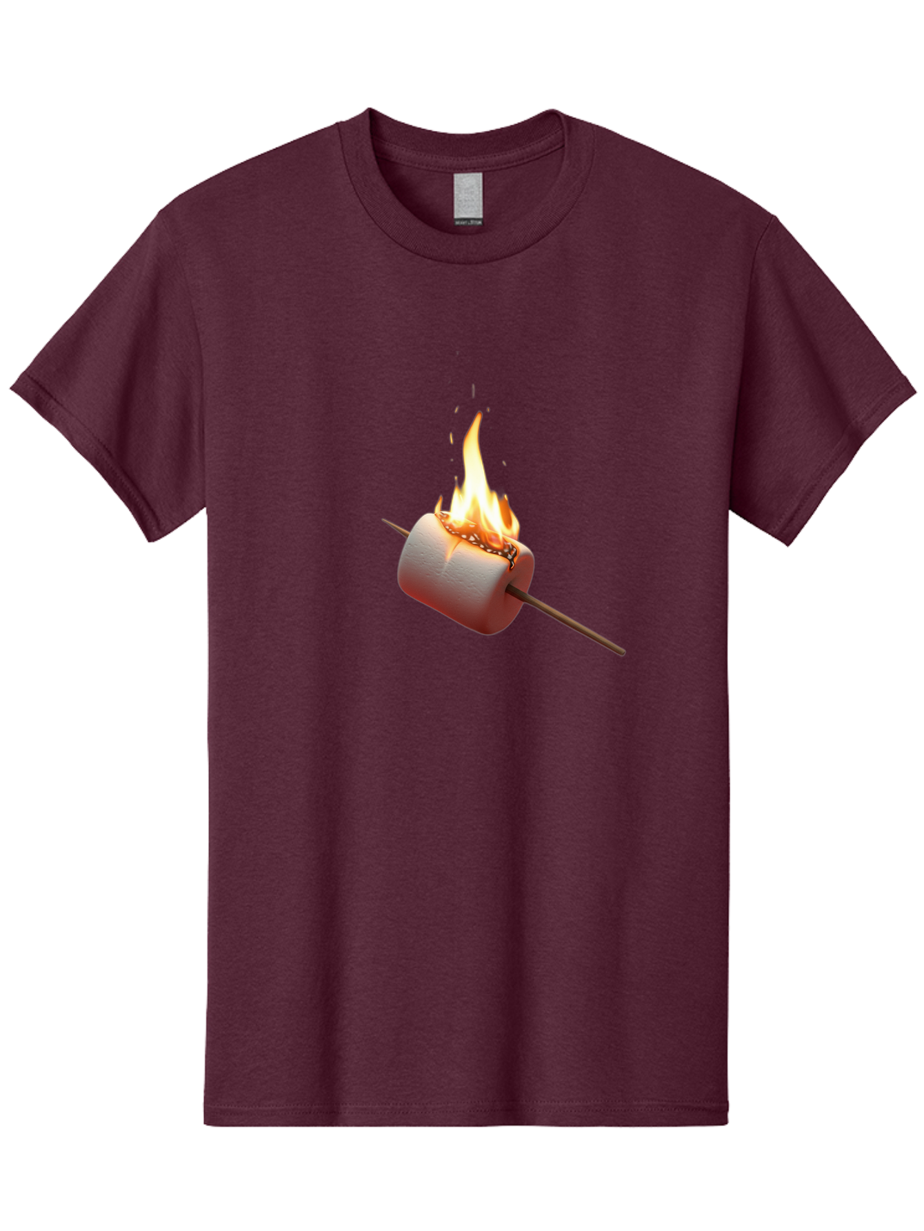 Roasting-Marshmallow-1 Men'S Graphic Tee, 100% Cotton, Comfortable Casual Summer Wear, Machine Washable, Vintage Camera, Old Camera, Antique Camera, Black Camera, Classic Photography, Photography Equipment, Nostalgic Device, Film Camera, Ban320
