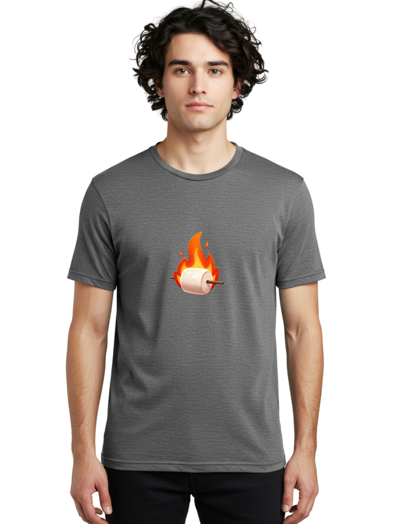 Roasting-Marshmallow Men'S Graphic Tee, 100% Cotton, Comfortable Casual Summer Wear, Machine Washable, Vintage Camera, Old Camera, Antique Camera, Black Camera, Classic Photography, Photography Equipment, Nostalgic Device, Film Camera, Ban322 23