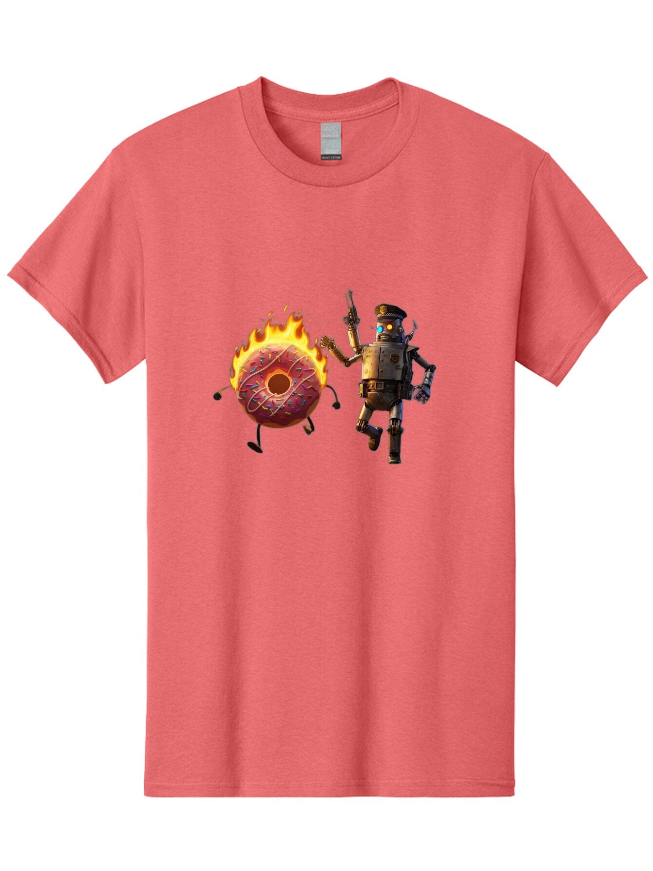 Robot-And-Donut Men'S Graphic Tee, 100% Cotton, Comfortable Casual Summer Wear, Machine Washable, Vintage Camera, Old Camera, Antique Camera, Black Camera, Classic Photography, Photography Equipment, Nostalgic Device, Film Camera, Camera Art Ban324 6